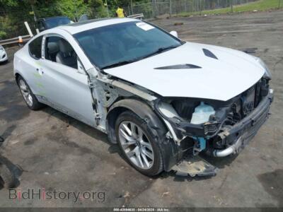 2013 Hyundai GENESIS 2.0T Premium, white — VIN KMHHT6KD1DU090069, IAAI