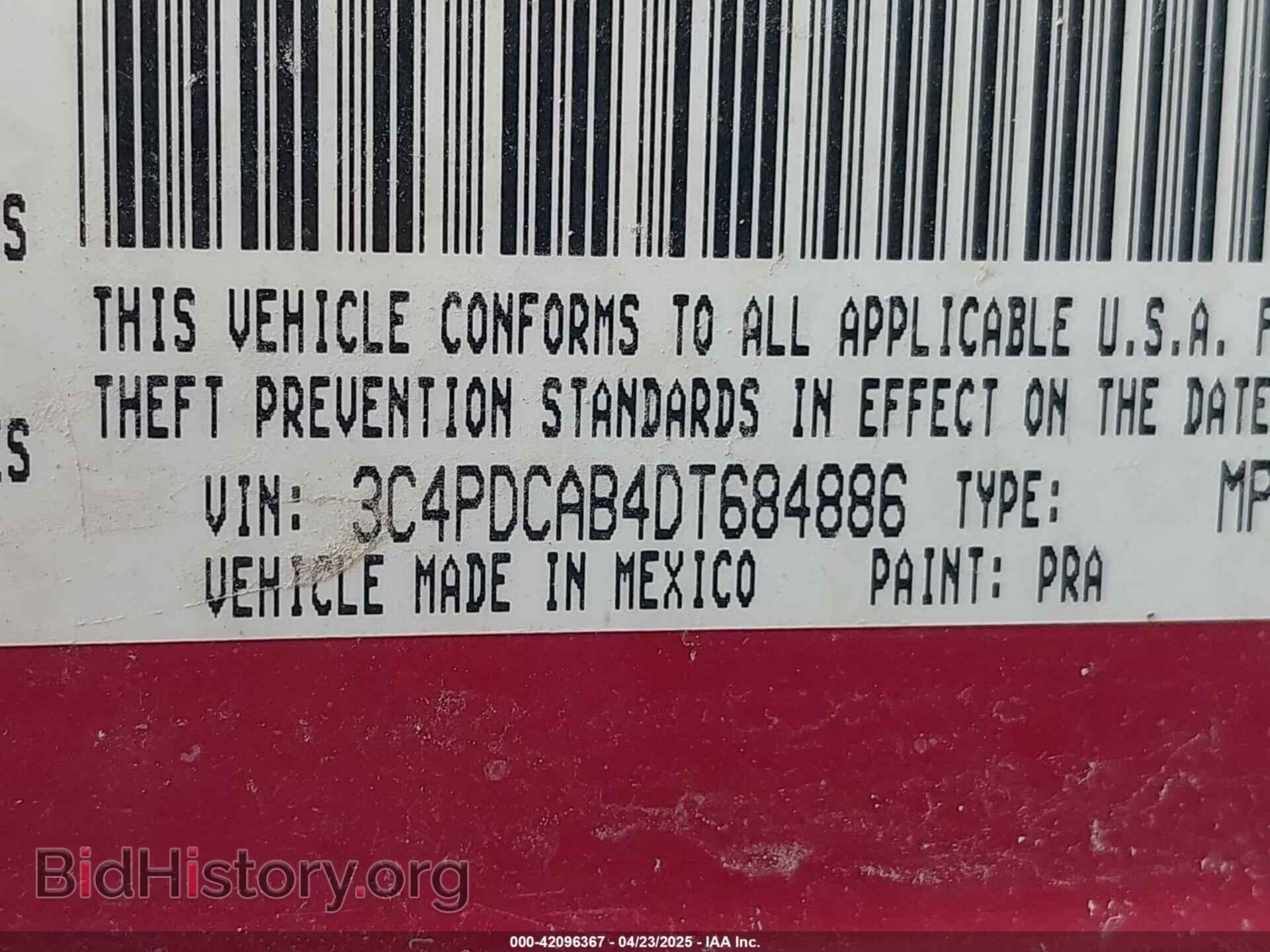 2013 DODGE JOURNEY - VIN: 3C4PDCAB4DT684886 - Фото 9