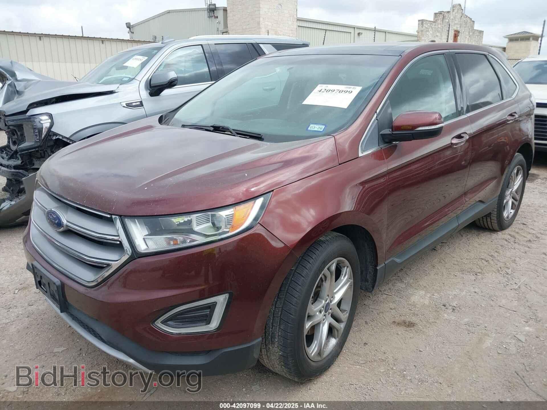 2015 FORD EDGE - VIN: 2FMTK3K91FBB51887 - Фото 2