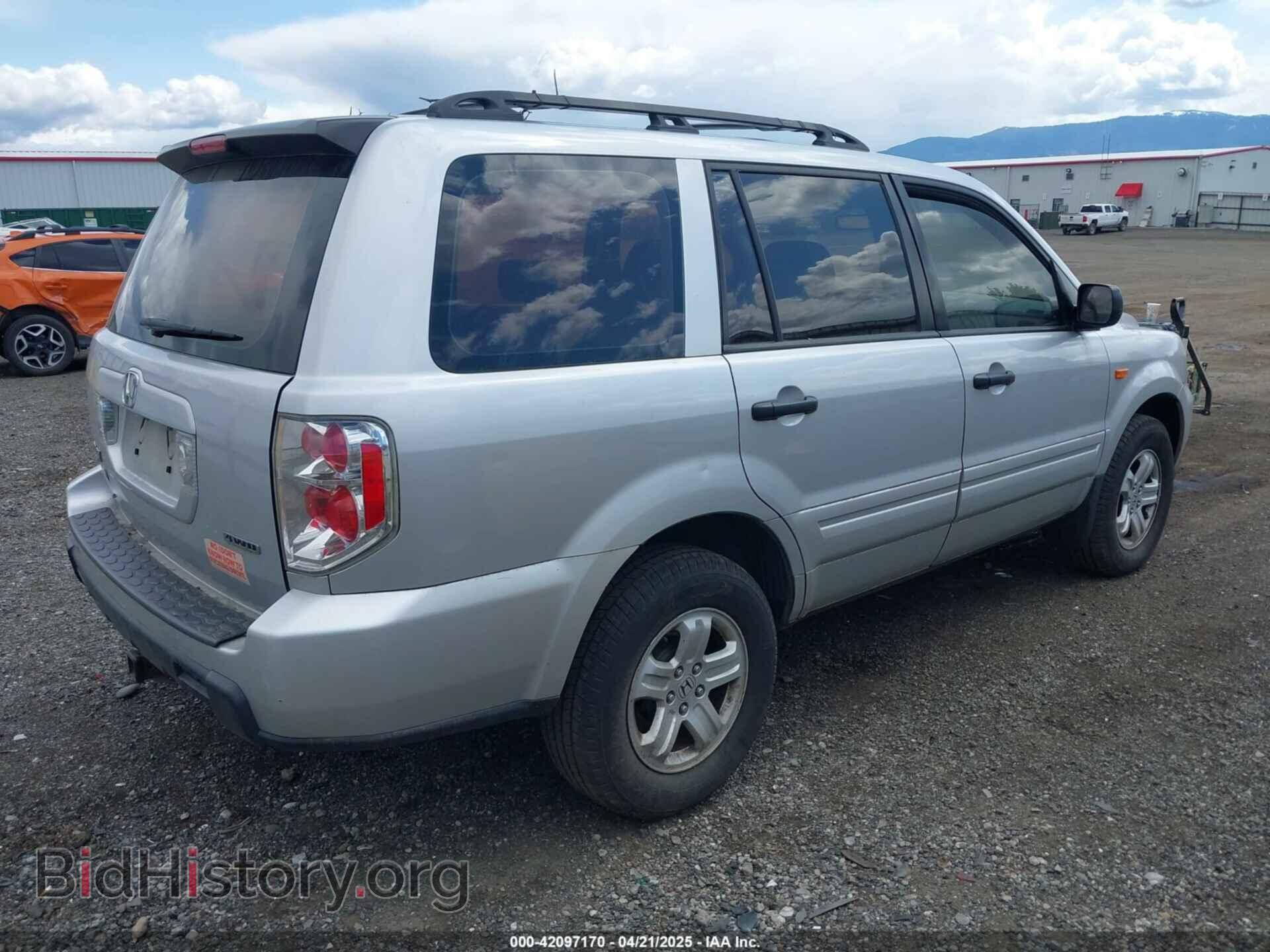 2006 HONDA PILOT - VIN: 2HKYF18156H527449 - Фото 4