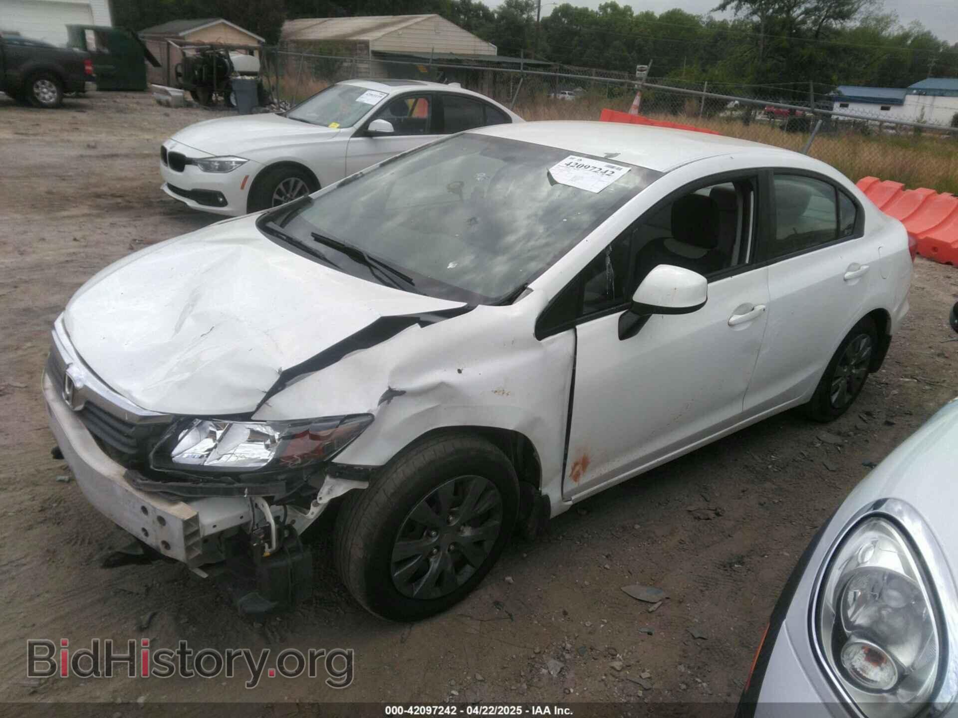 2012 HONDA CIVIC - VIN: 19XFB2F59CE043024 - Фото 2