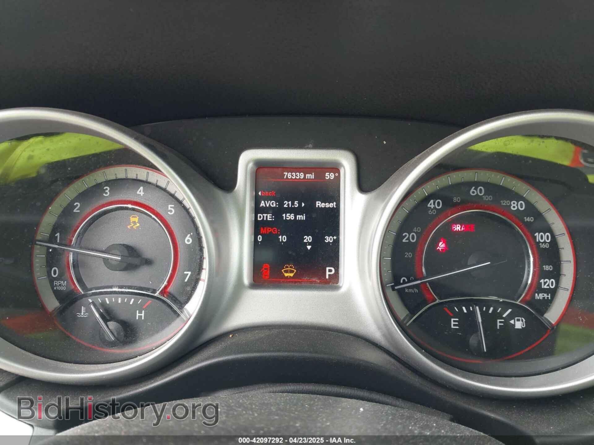 2014 DODGE JOURNEY - VIN: 3C4PDCAB8ET141803 - Фото 7