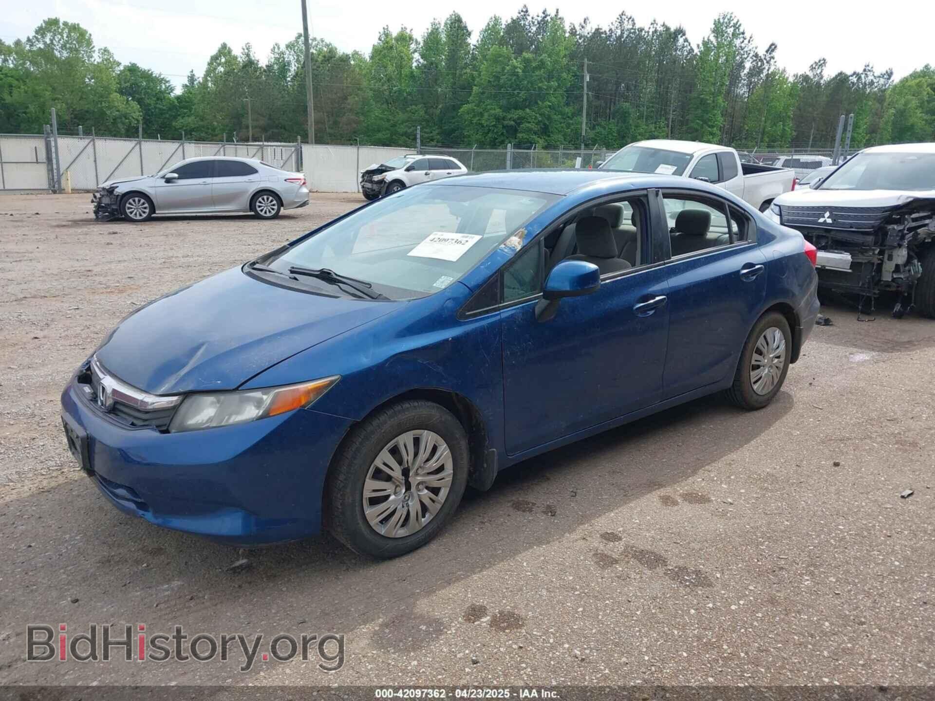 2012 HONDA CIVIC - VIN: 19XFB2F57CE005209 - Фото 2