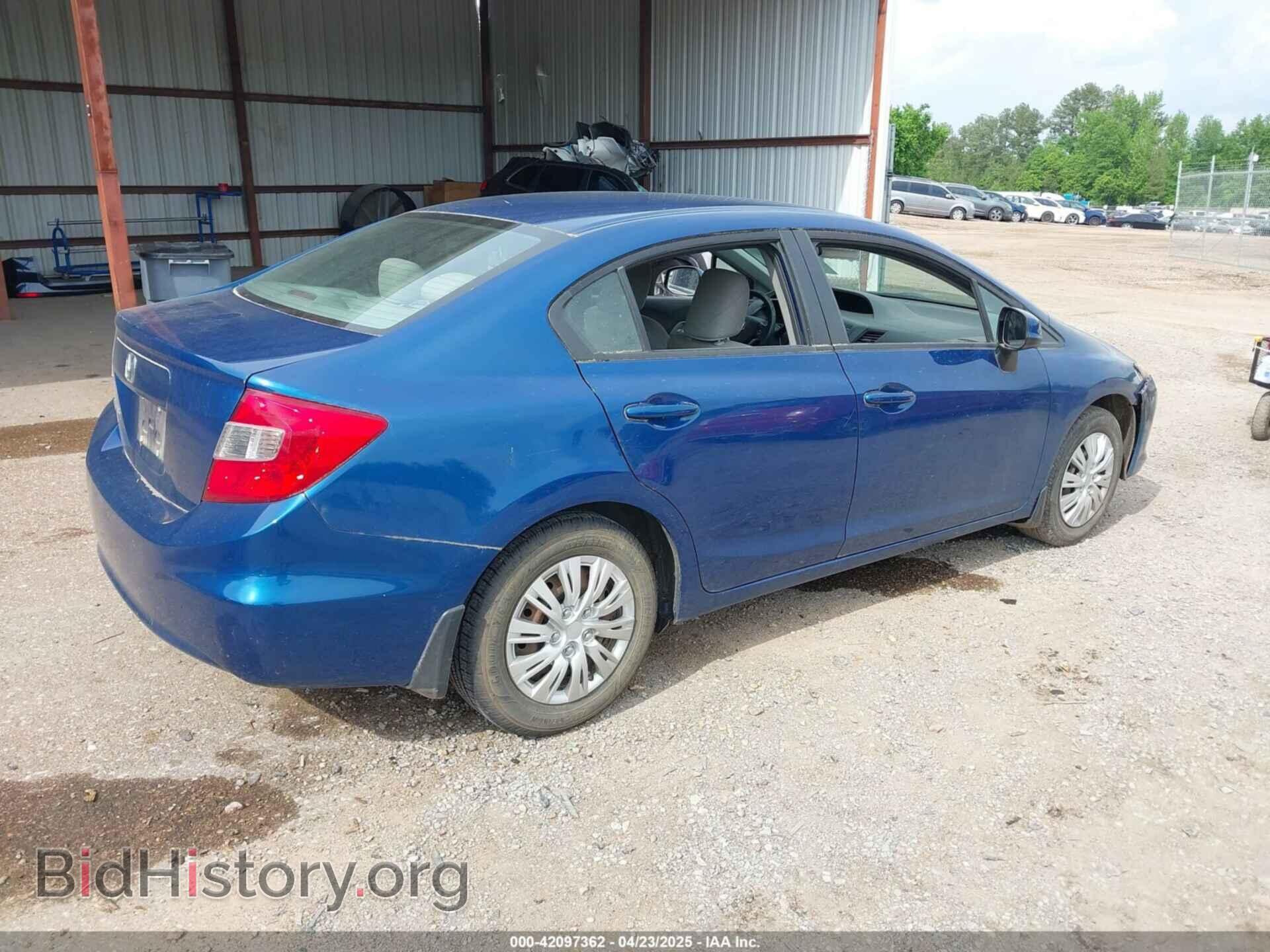 2012 HONDA CIVIC - VIN: 19XFB2F57CE005209 - Фото 4