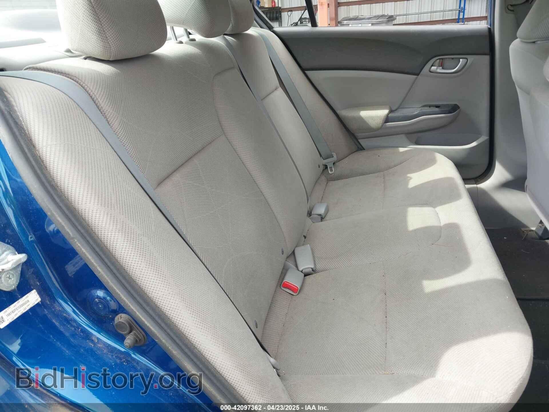 2012 HONDA CIVIC - VIN: 19XFB2F57CE005209 - Фото 8