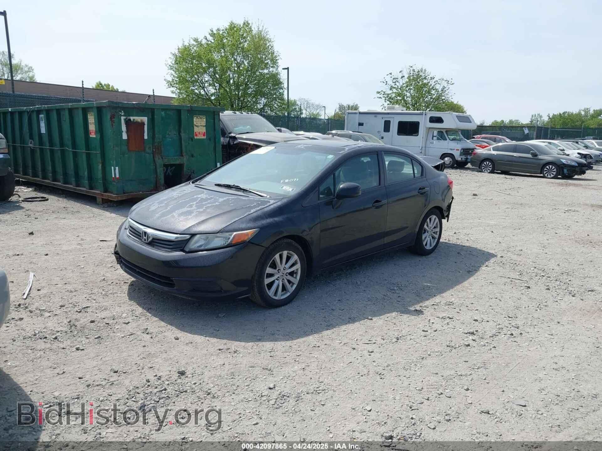2012 HONDA CIVIC - VIN: 2HGFB2F82CH570712 - Фото 2