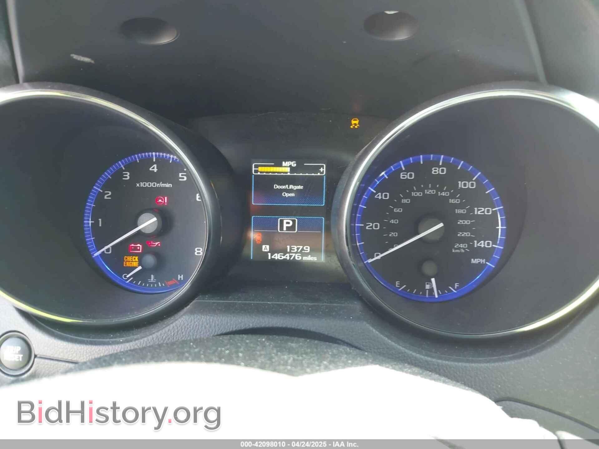 2016 SUBARU OUTBACK - VIN: 4S4BSACC6G3242777 - Photo 7