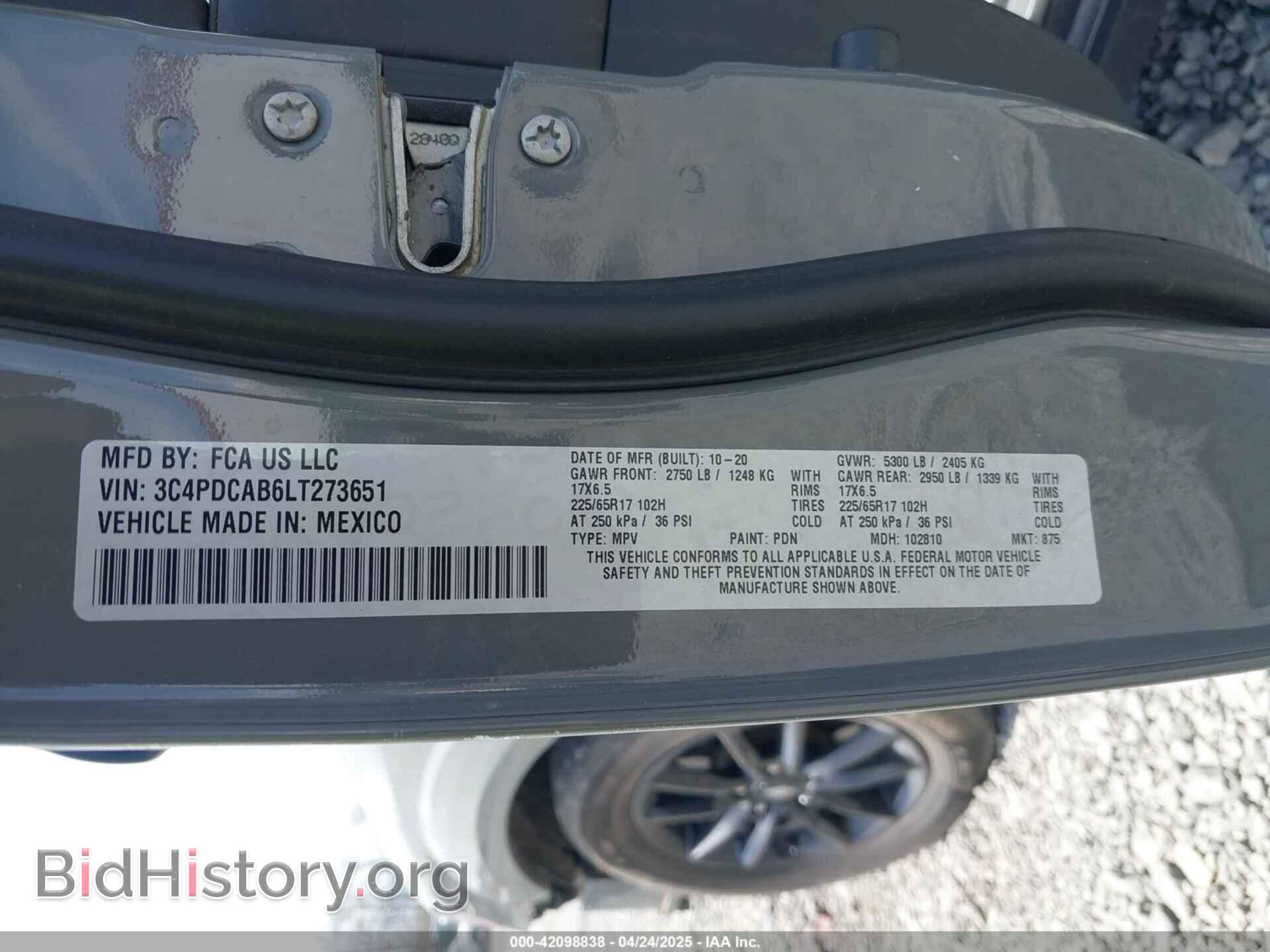 2020 DODGE JOURNEY - VIN: 3C4PDCAB6LT273651 - Photo 9