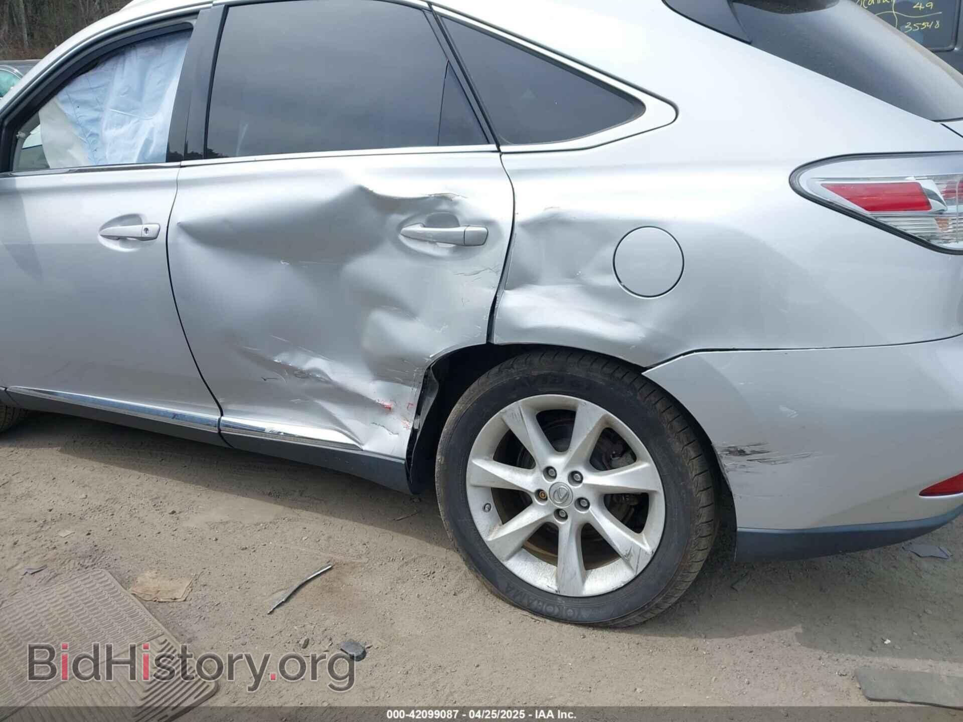 2012 LEXUS RX 350 - VIN: 2T2BK1BA8CC145601 - Фото 6