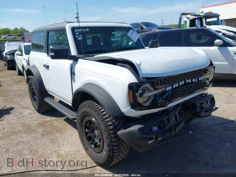 2022 Ford BRONCO Wildtrak (VIN 1FMDE5CP1NLB68286) — фото 1 из 16, IAAI, повреждение: передняя часть