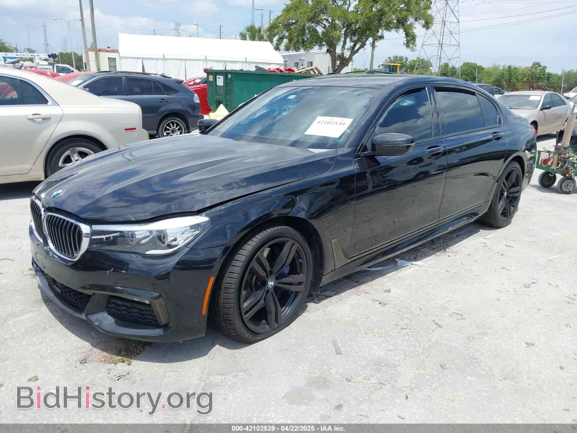 2019 BMW 740I - VIN: WBA7E2C59KB454335 - Фото 2