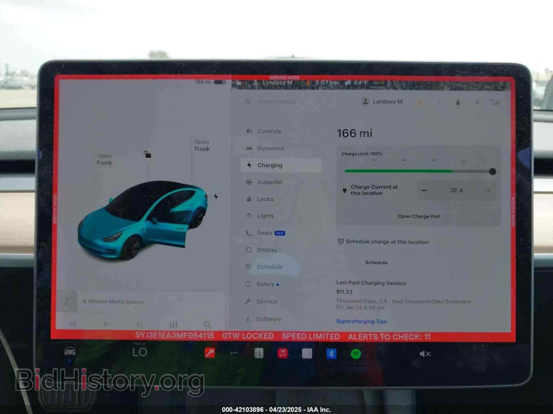 2021 TESLA MODEL 3 - VIN: 5YJ3E1EA3MF054115 - Photo 18