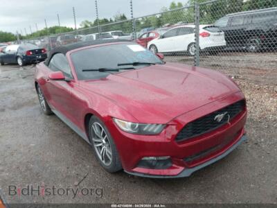 2015 Ford MUSTANG Ecoboost Premium, red — VIN 1FATP8UH6F5352704, IAAI
