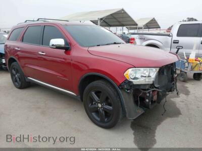 2013 Dodge DURANGO Citadel, красный — VIN 1C4RDJEGXDC669937, IAAI