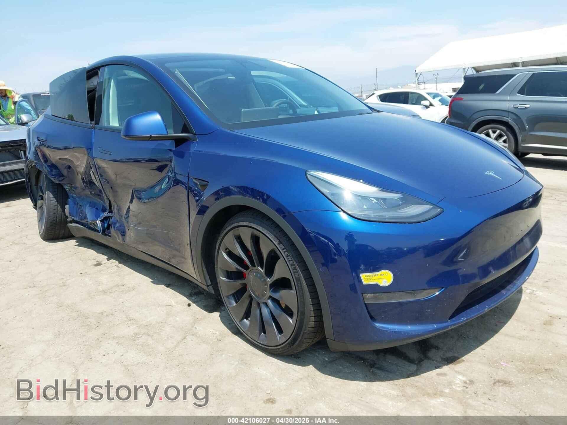 Photo 7SAYGDEF7NF393235 - TESLA MODEL Y 2022