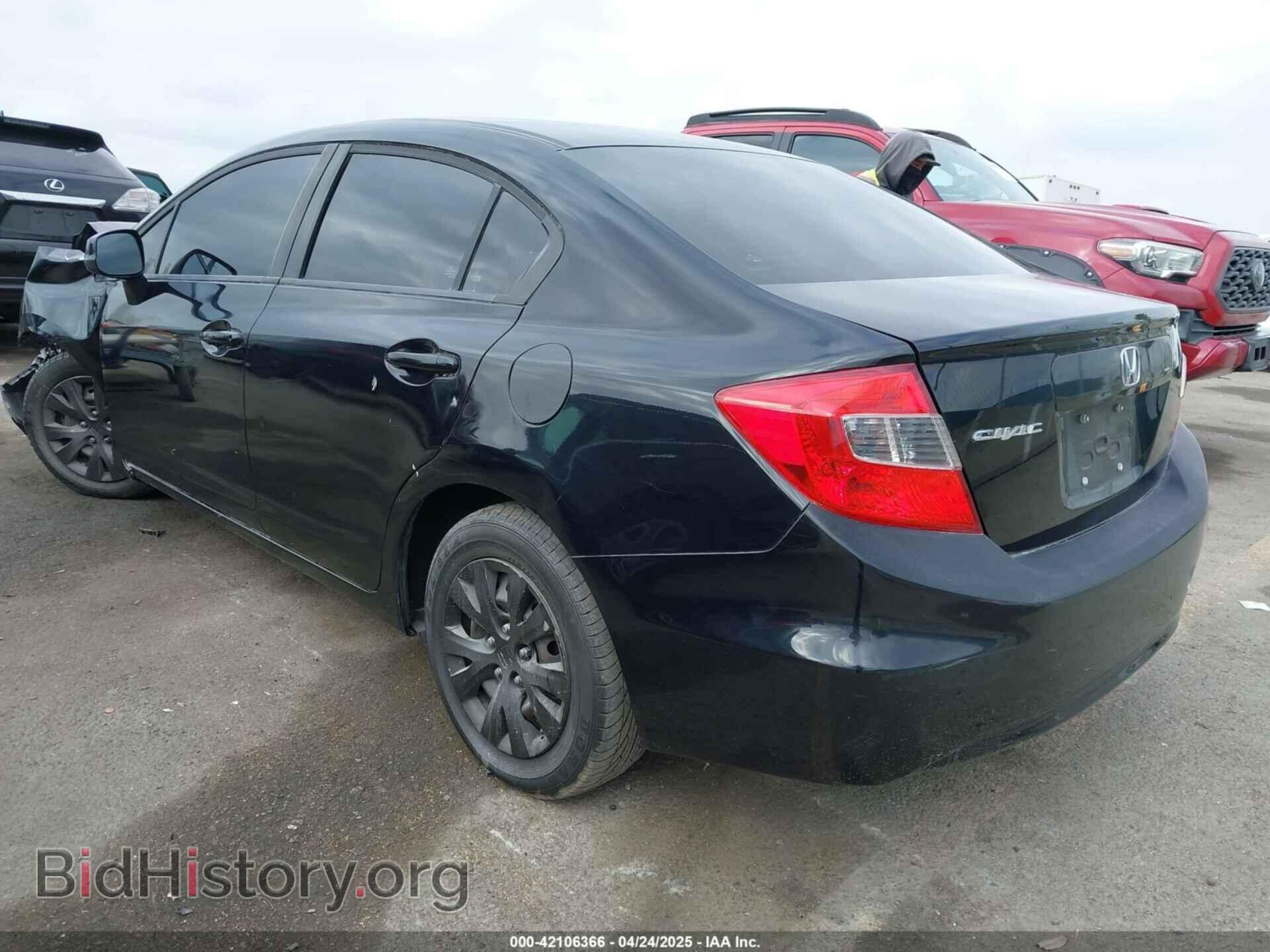 2012 HONDA CIVIC - VIN: 19XFB2F52CE345934 - Фото 3