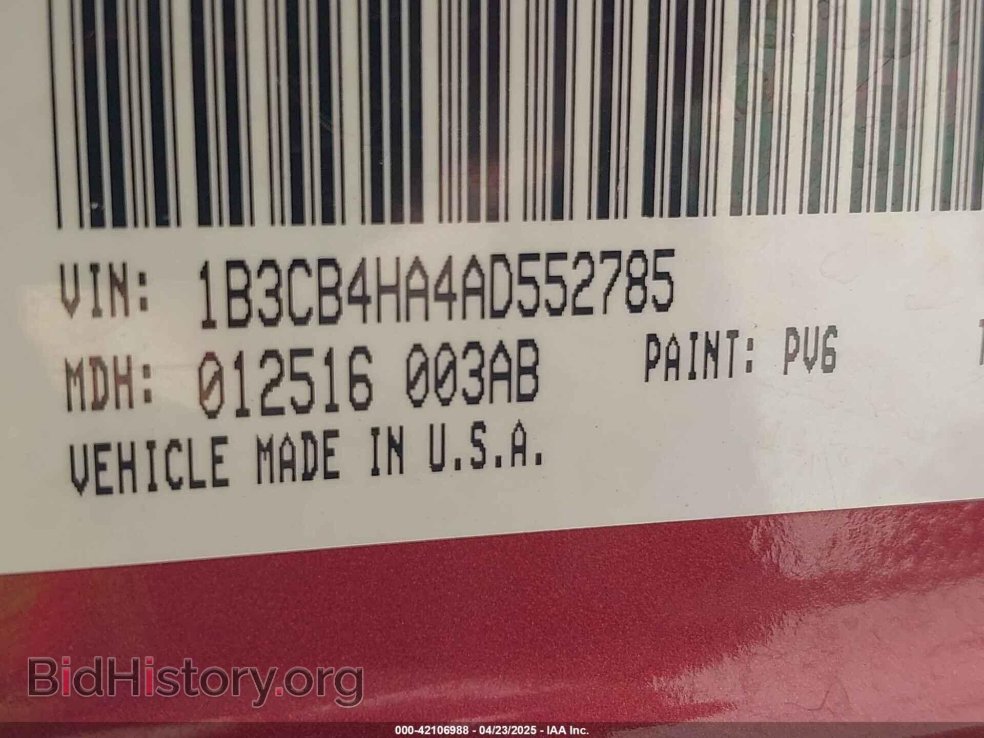 2010 DODGE CALIBER - VIN: 1B3CB4HA4AD552785 - Photo 9