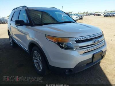 2012 Ford EXPLORER XLT, белый — VIN 1FMHK7D98CGA04951, IAAI