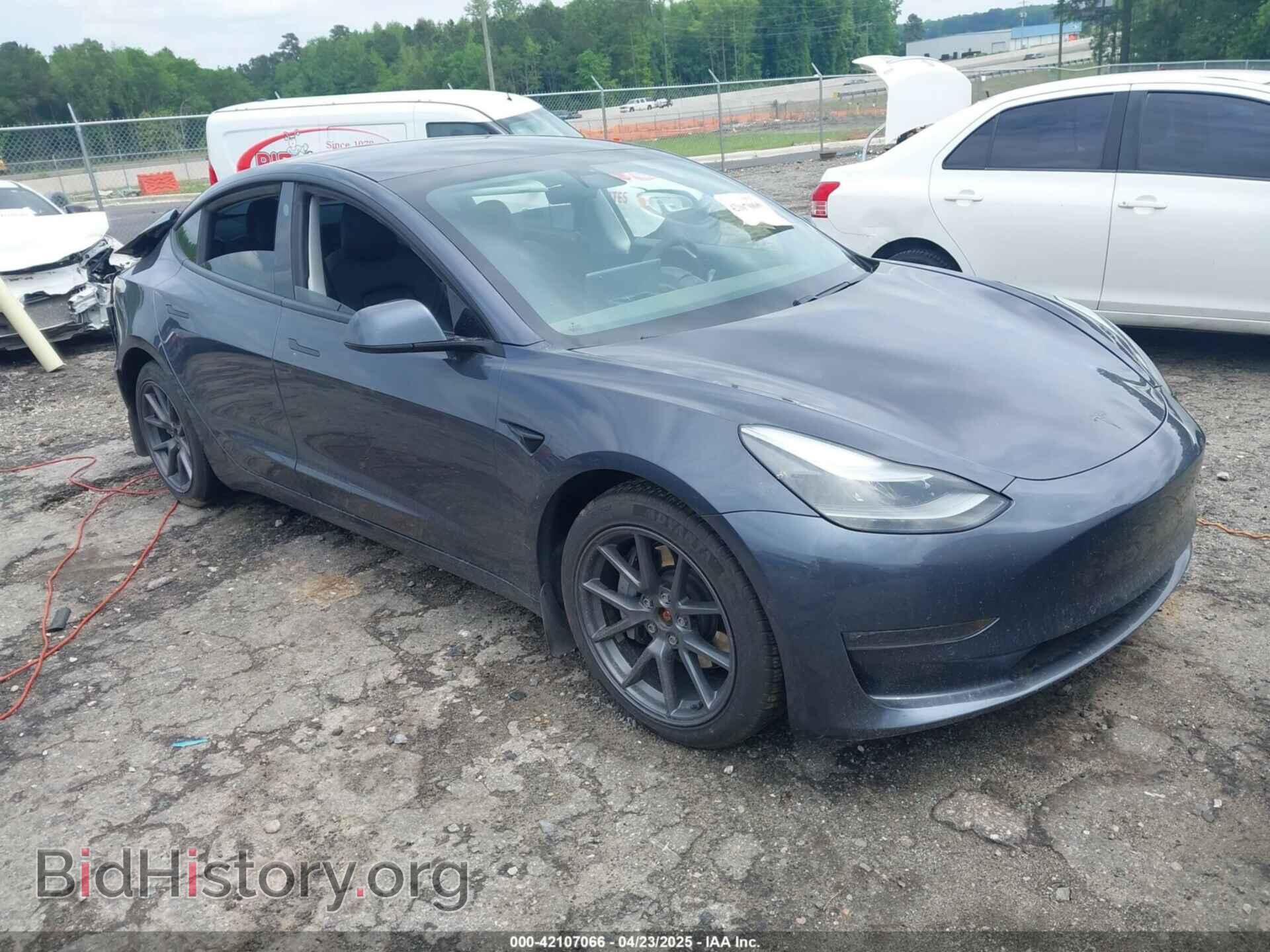 Photo 5YJ3E1EB7MF923632 - TESLA MODEL 3 2021
