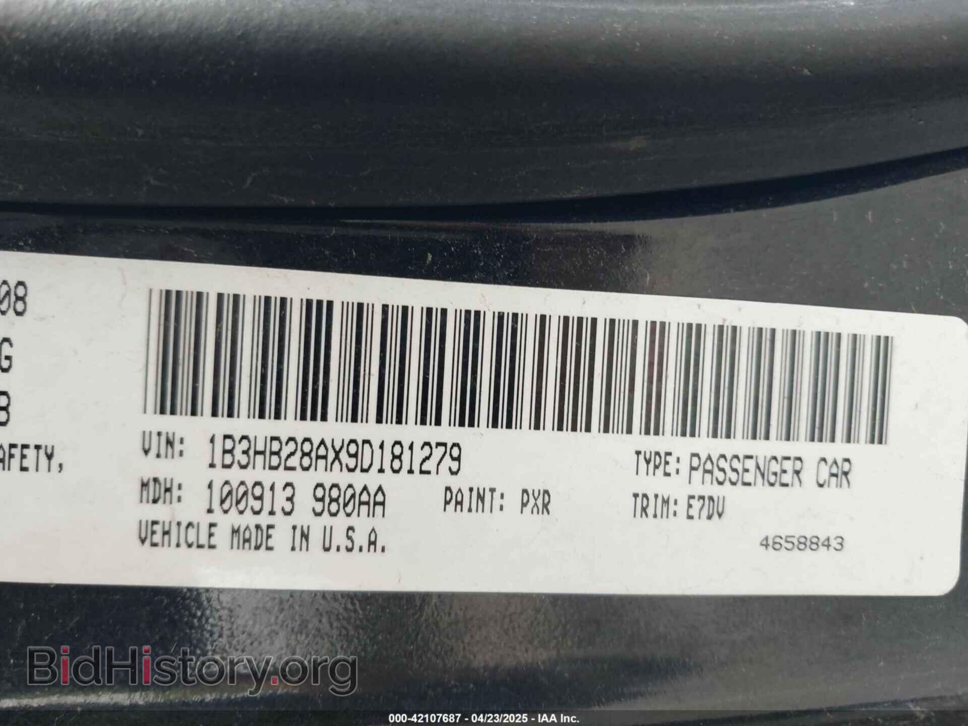 2009 DODGE CALIBER - VIN: 1B3HB28AX9D181279 - Photo 9