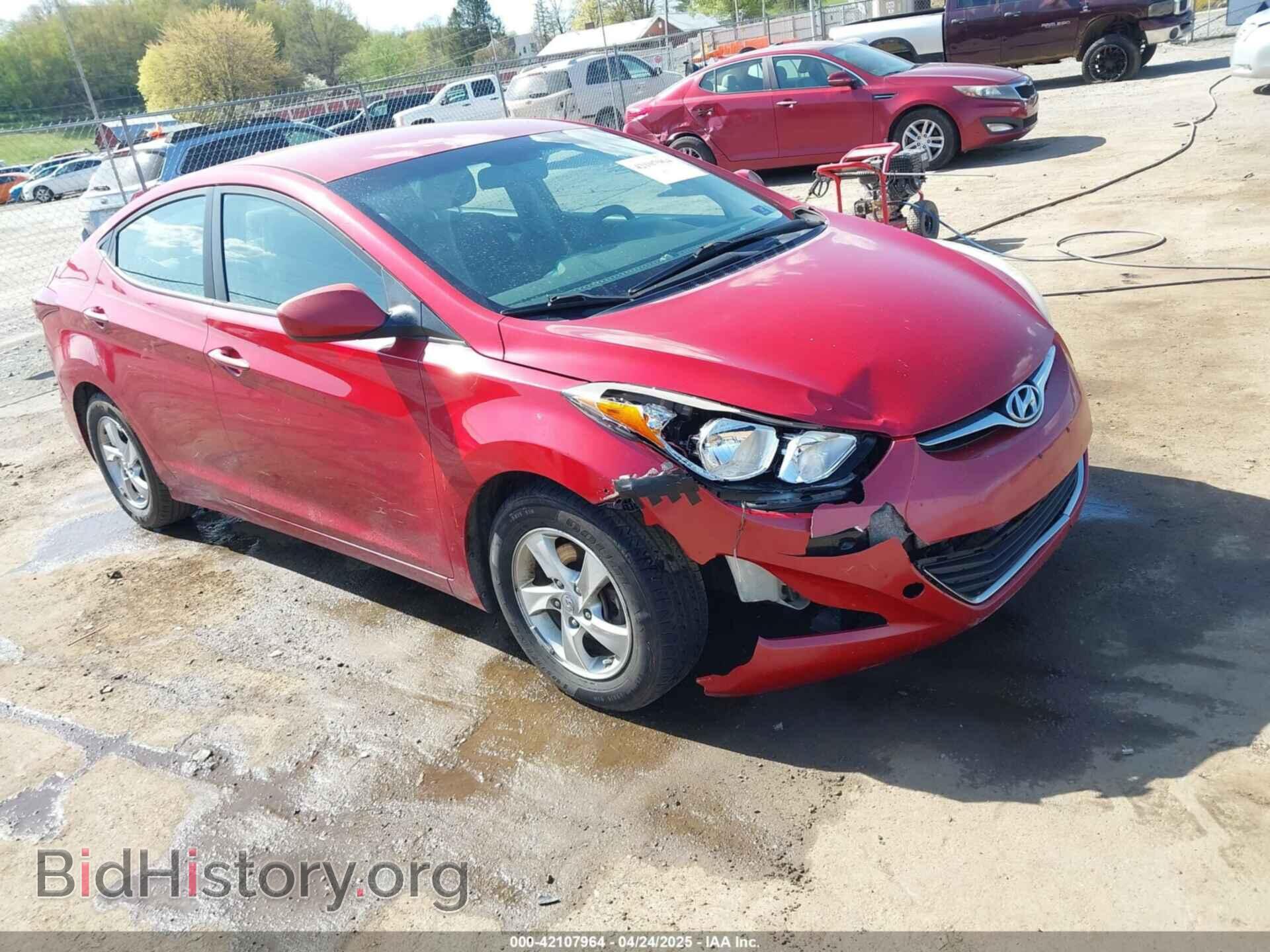 Photo KMHDH4AE8EU181730 - HYUNDAI ELANTRA 2014