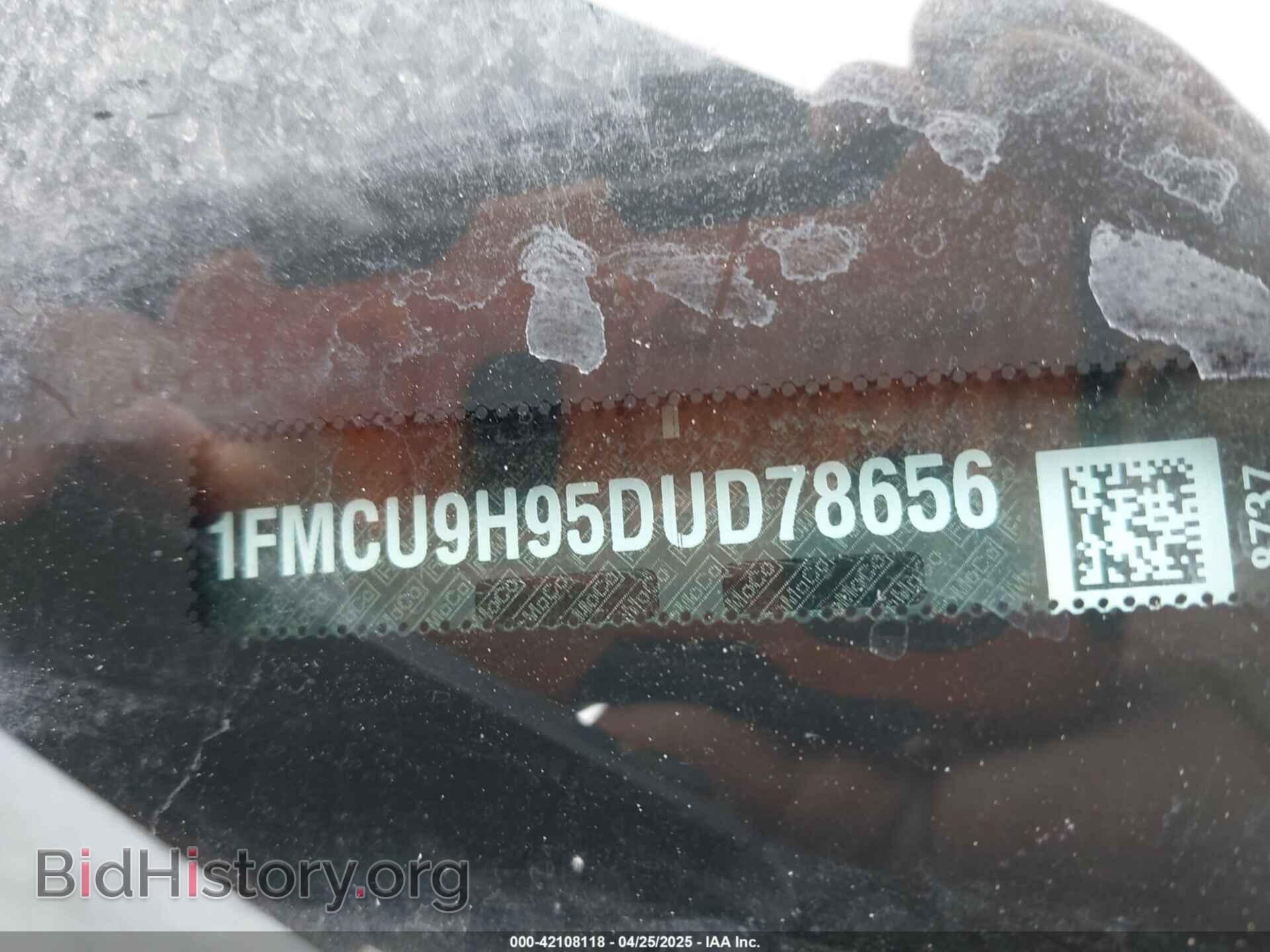 2013 FORD ESCAPE - VIN: 1FMCU9H95DUD78656 - Фото 9