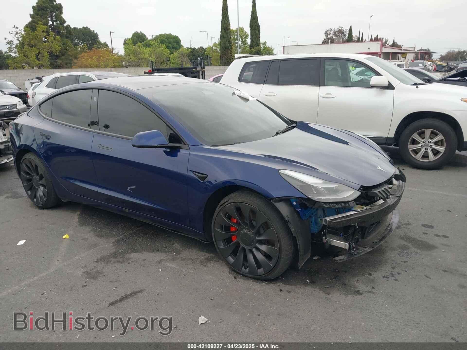 Photo 5YJ3E1EC7PF625885 - TESLA MODEL 3 2023