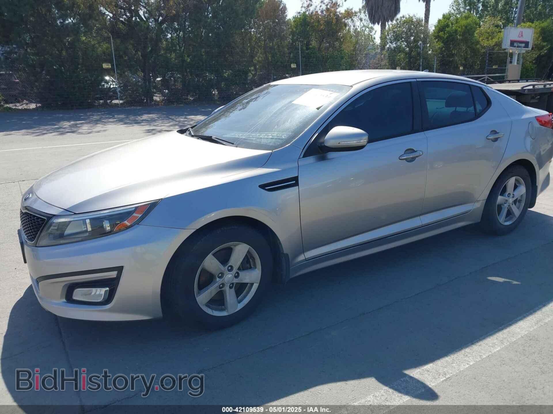 2014 KIA OPTIMA - VIN: KNAGM4A70E5482966 - Фото 2