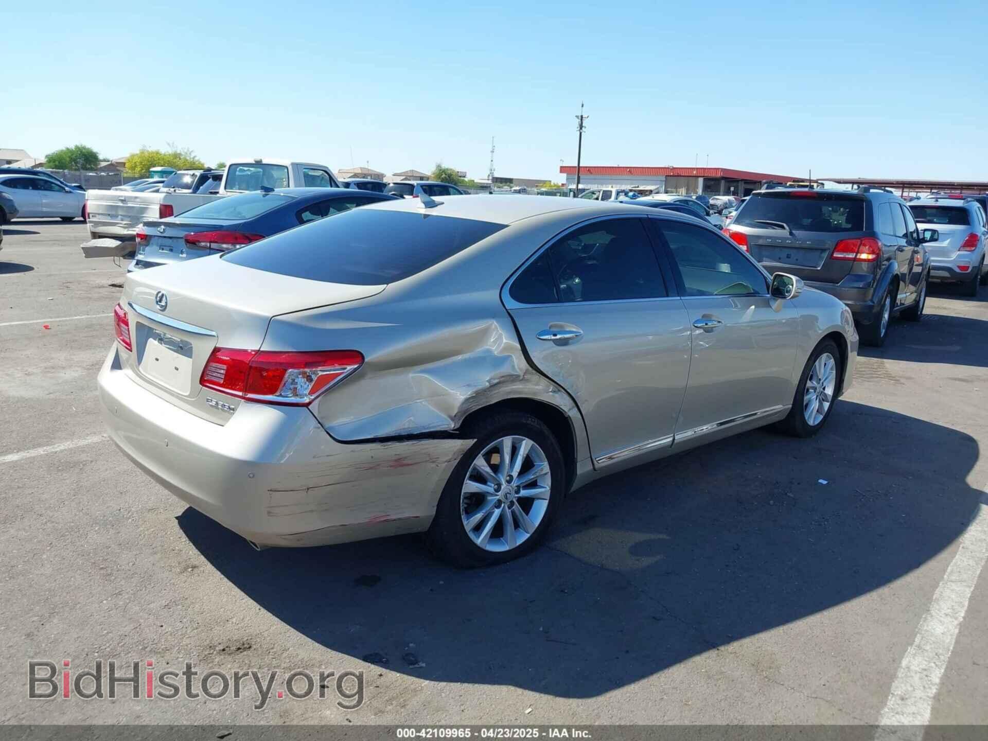 2012 LEXUS ES 350 - VIN: JTHBK1EGXC2505680 - Фото 4