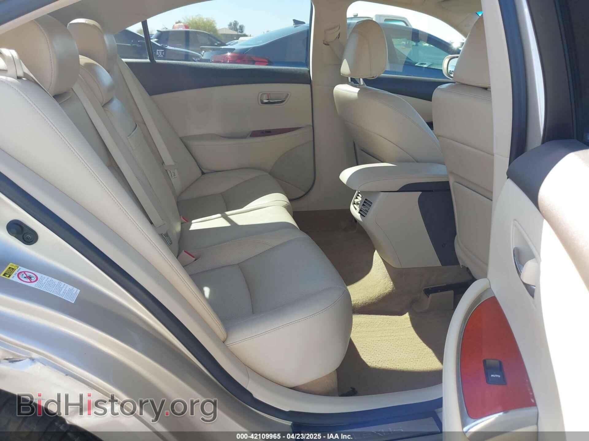2012 LEXUS ES 350 - VIN: JTHBK1EGXC2505680 - Фото 8