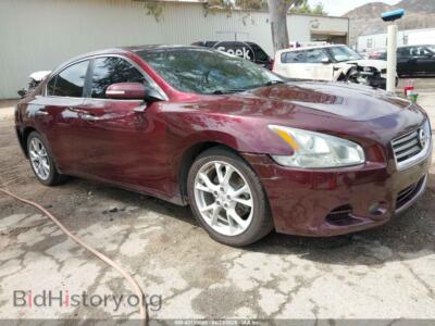2012 Nissan MAXIMA 3.5 SV, burgundy — VIN 1N4AA5AP9CC821049, IAAI