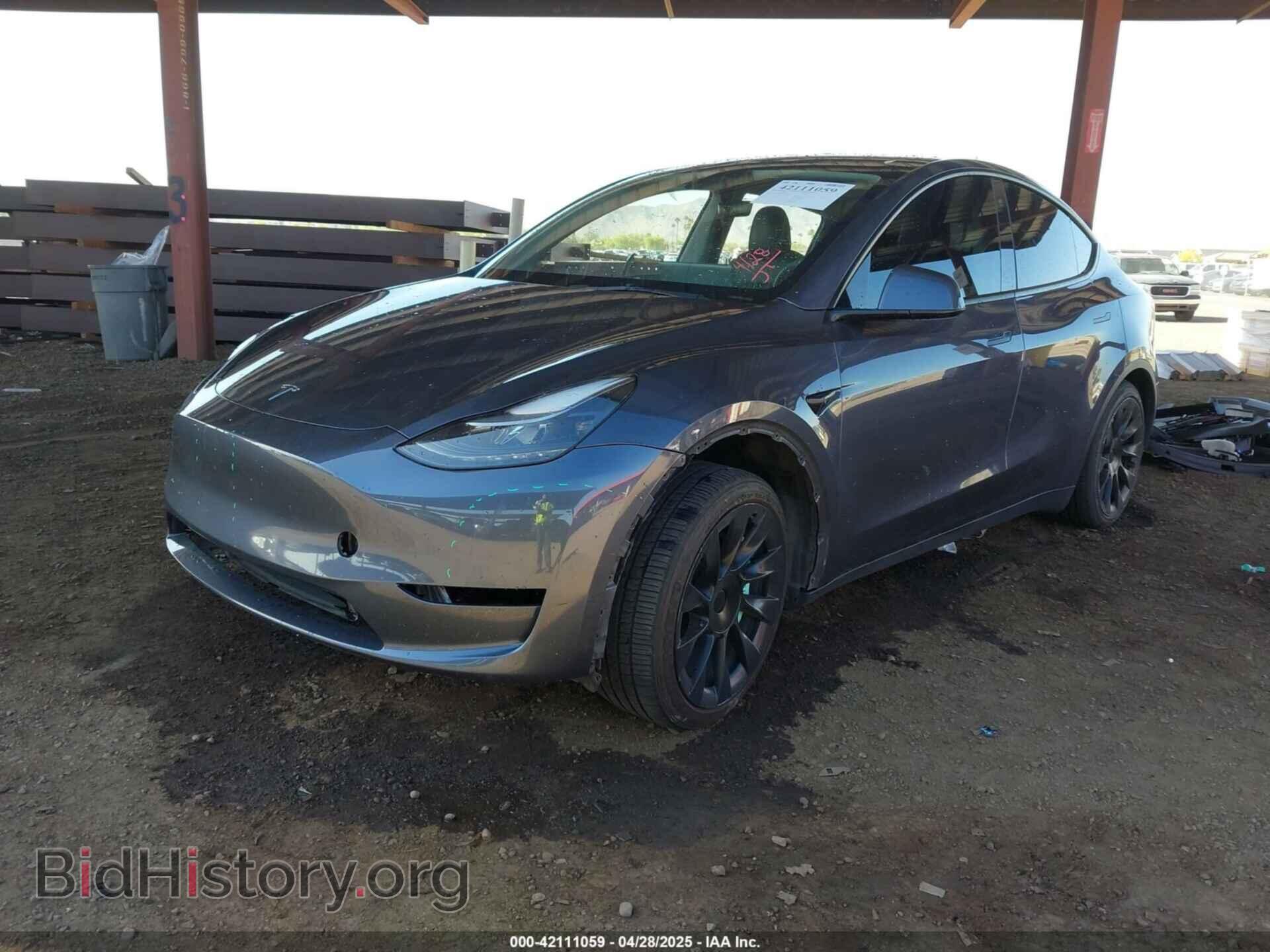 2023 TESLA MODEL Y - VIN: 7SAYGAEEXPF618174 - Фото 2