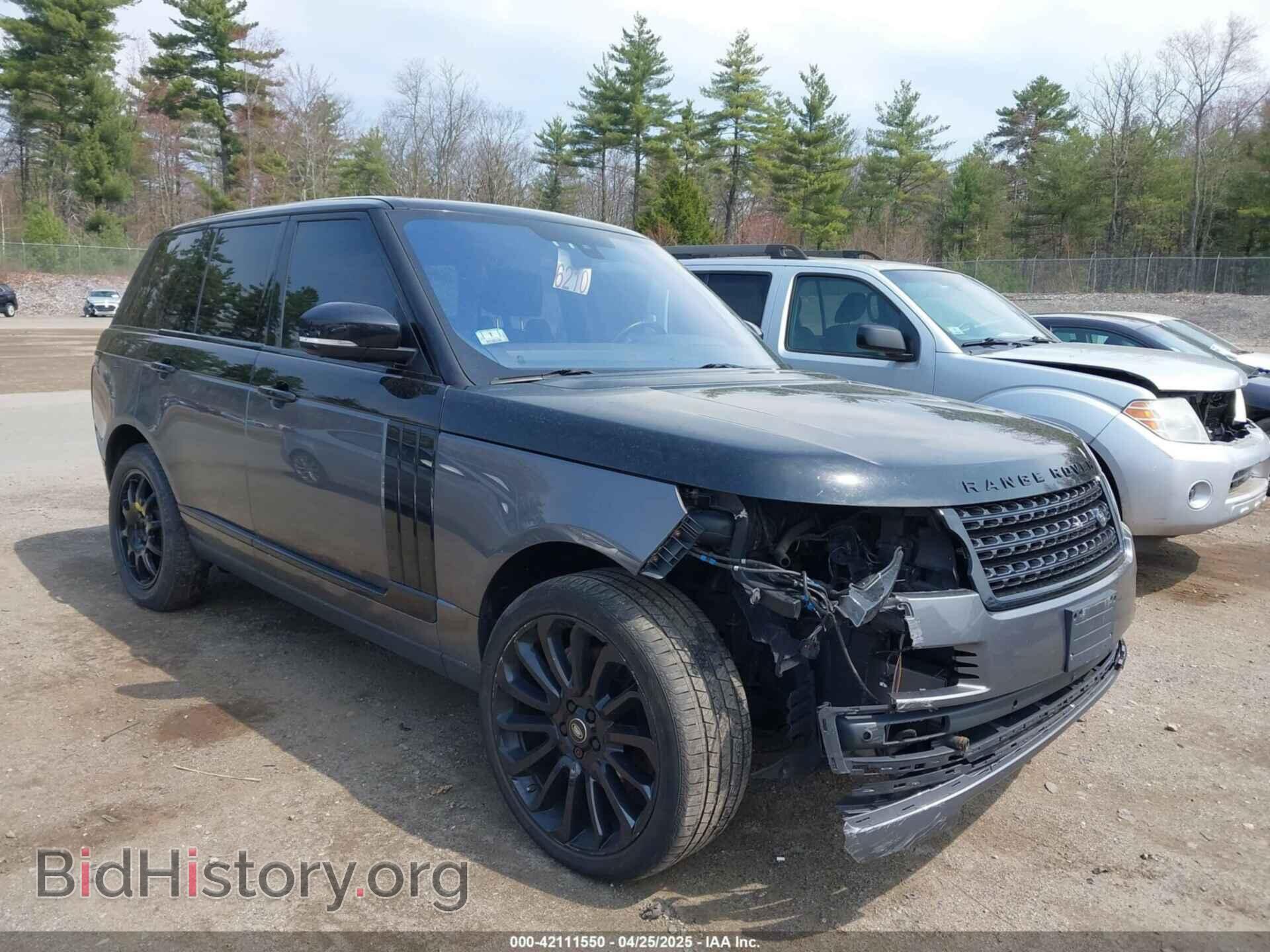 Фотография SALGS2EF4GA262344 - LAND ROVER RANGE ROVER 2016