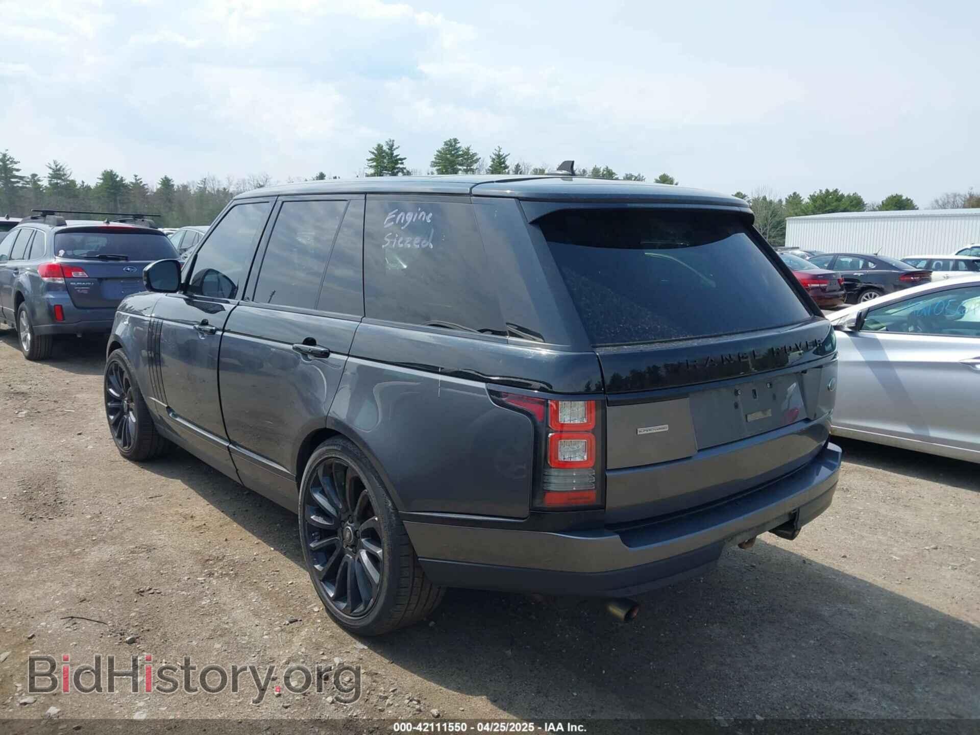 2016 LAND ROVER RANGE ROVER - VIN: SALGS2EF4GA262344 - Фото 3