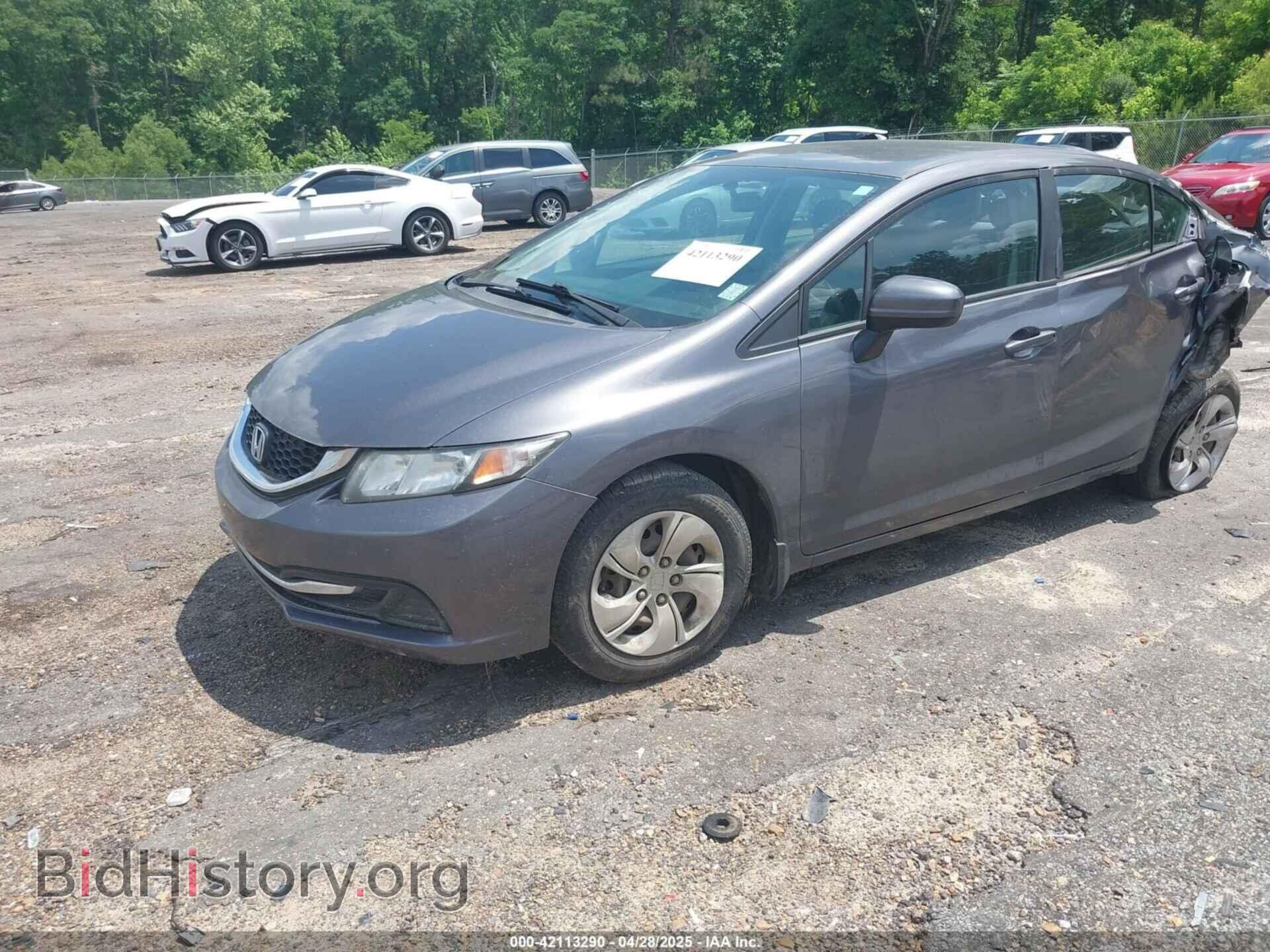 2014 HONDA CIVIC - VIN: 2HGFB2F57EH533633 - Фото 2