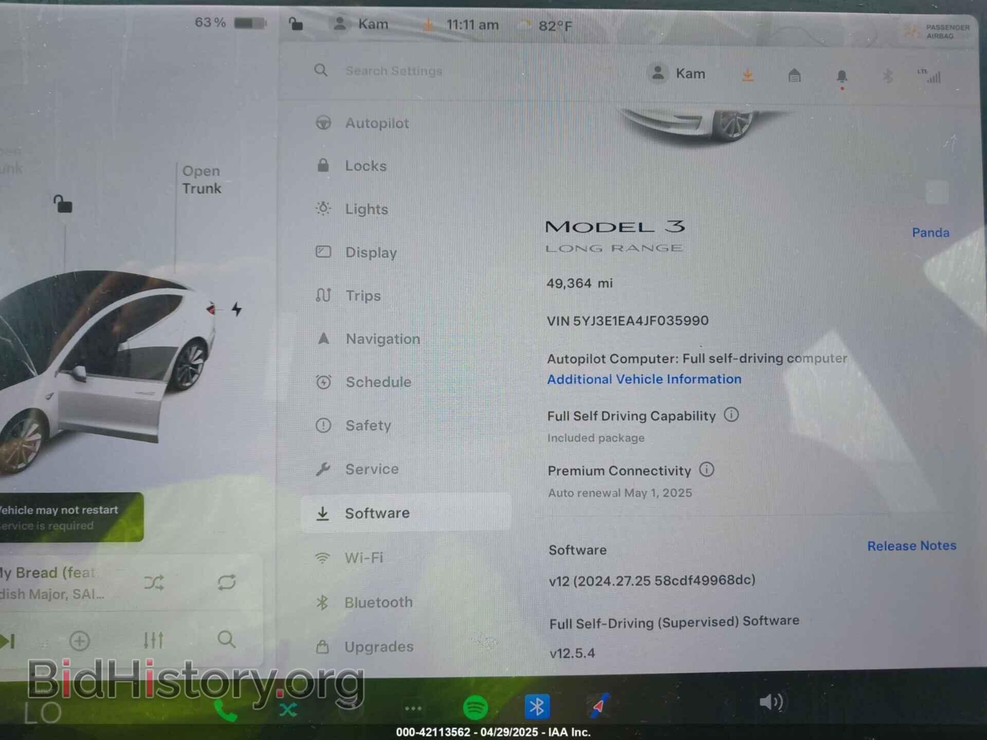 2018 TESLA MODEL 3 - VIN: 5YJ3E1EA4JF035990 - Photo 7