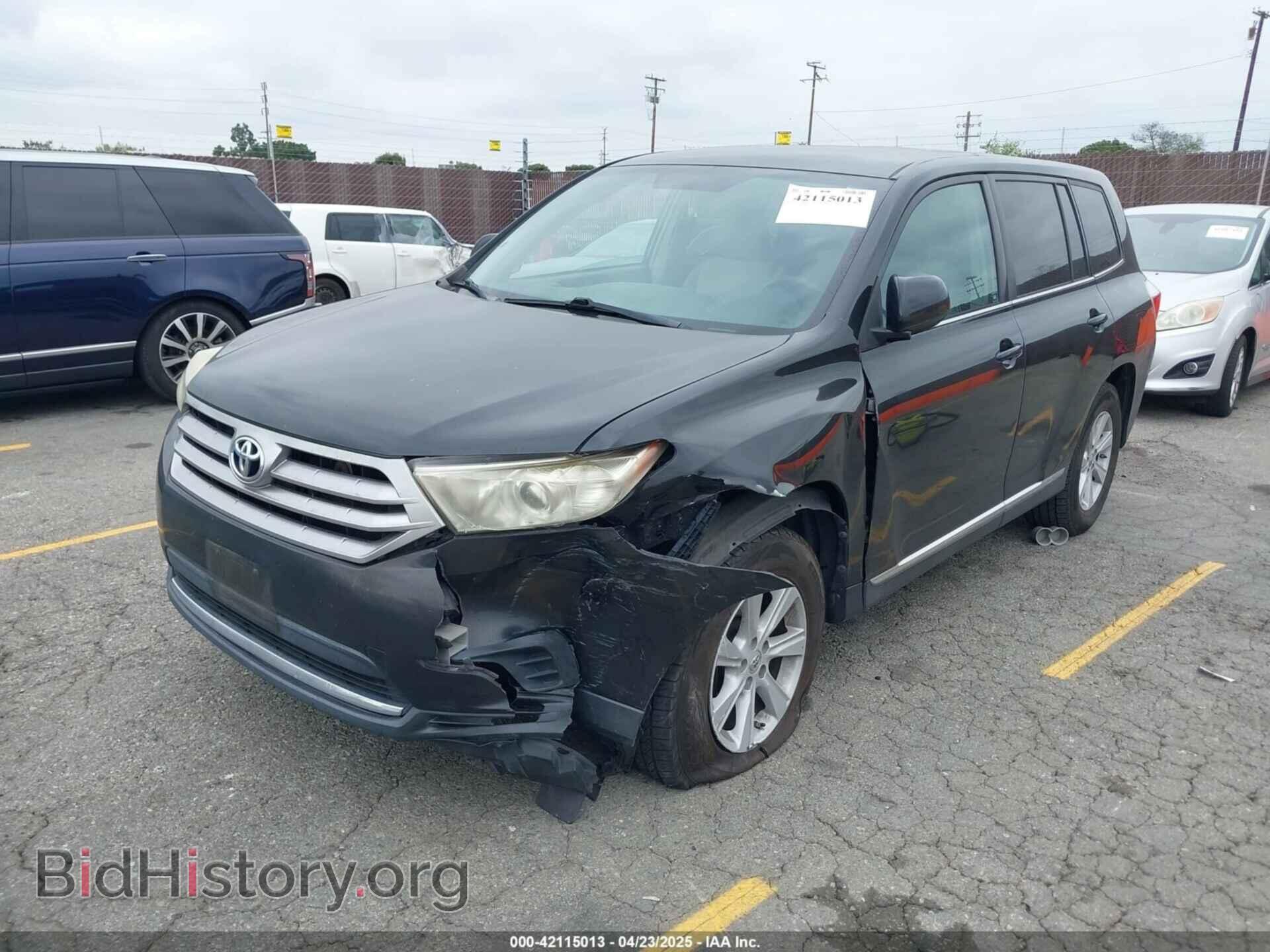 2013 TOYOTA HIGHLANDER - VIN: 5TDZK3EH8DS142049 - Фото 2
