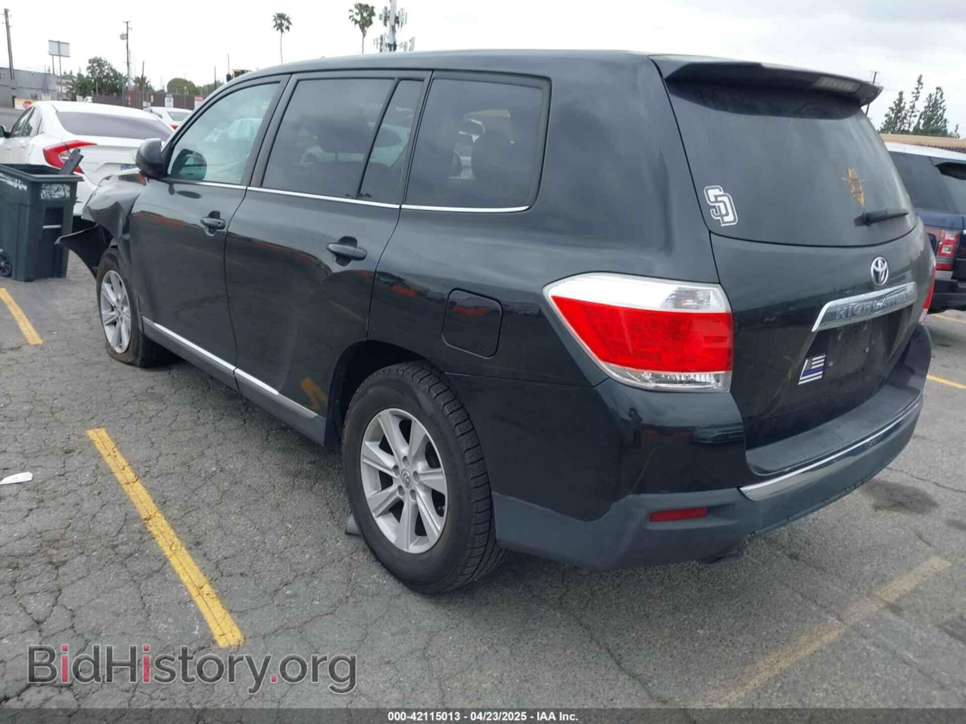 2013 TOYOTA HIGHLANDER - VIN: 5TDZK3EH8DS142049 - Фото 3