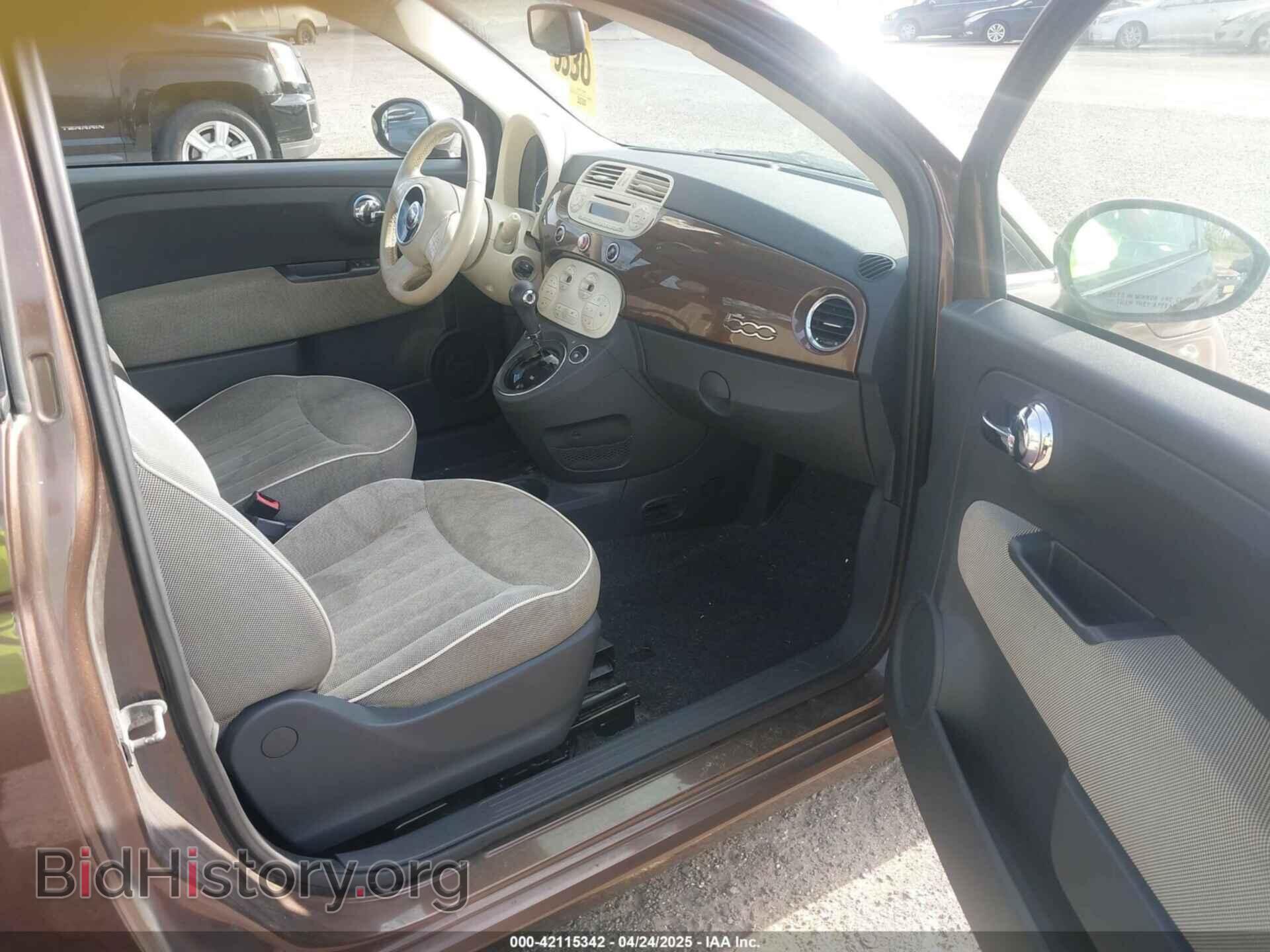 2012 FIAT 500 - VIN: 3C3CFFCR5CT106416 - Фото 5