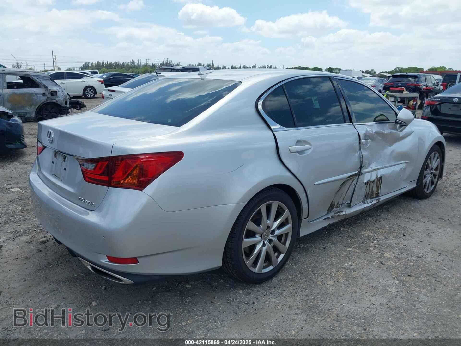 2014 LEXUS GS 350 - VIN: JTHBE1BL7E5036543 - Фото 4