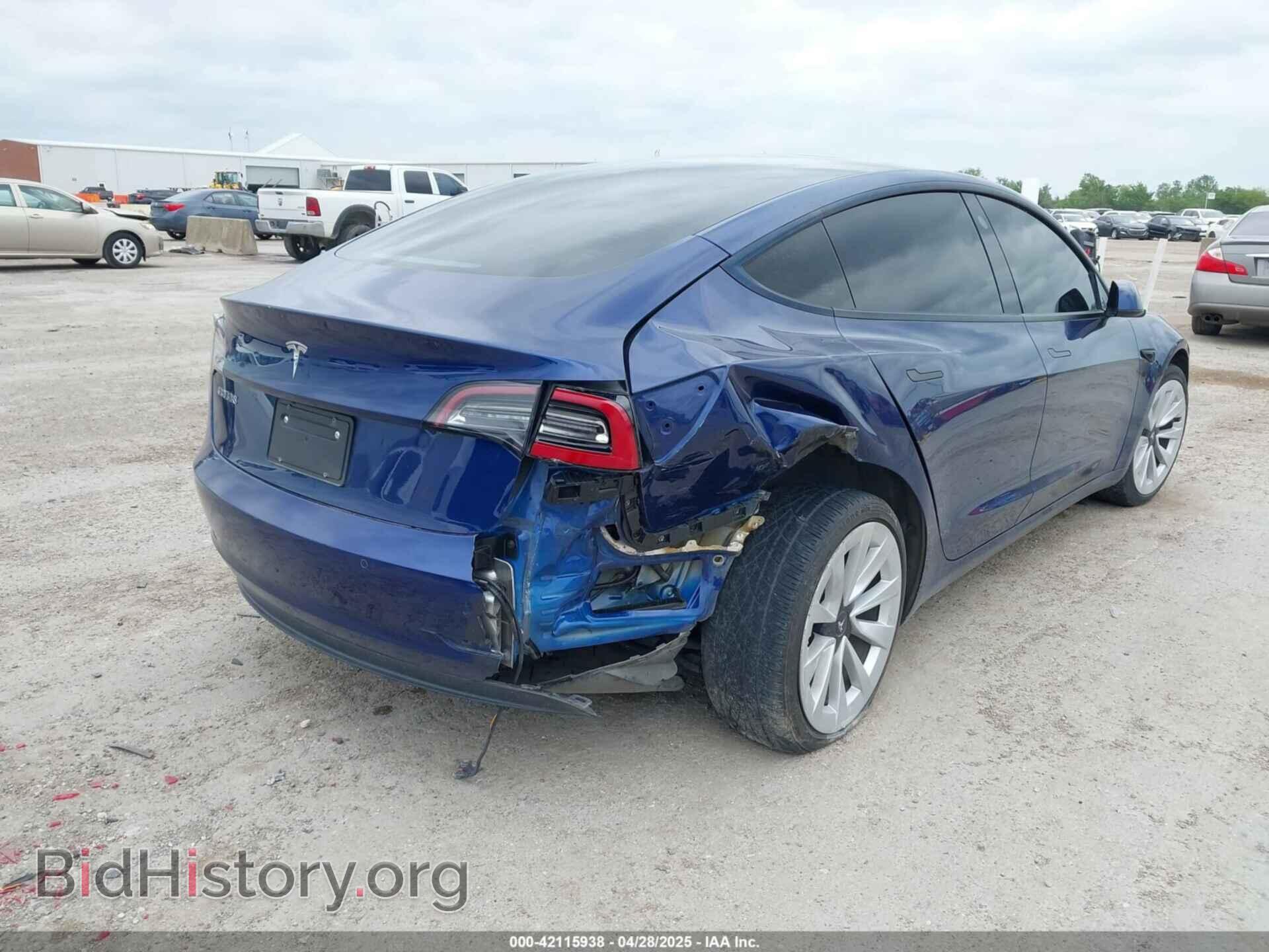 2022 TESLA MODEL 3 - VIN: 5YJ3E1EA9NF189004 - Фото 4