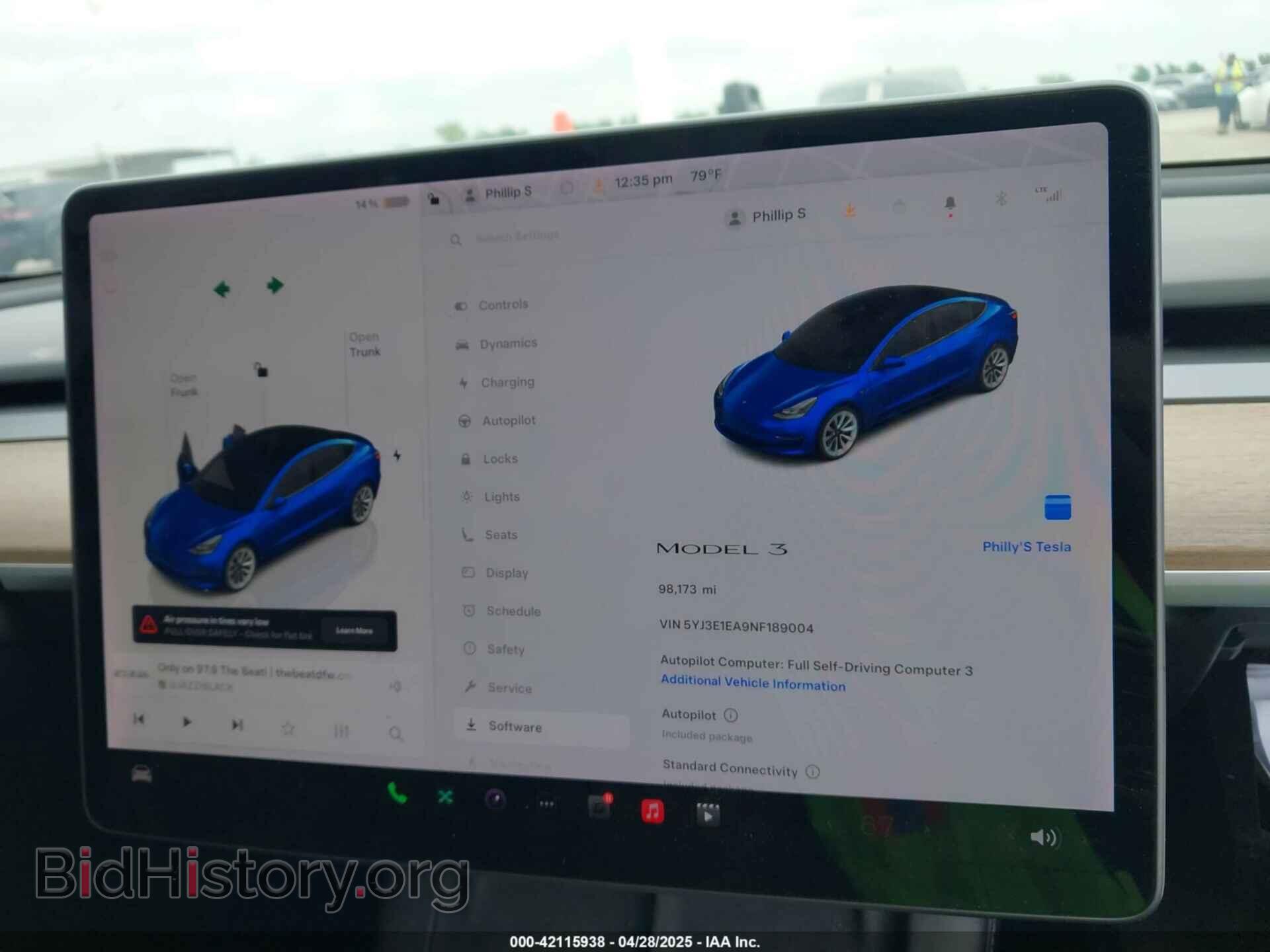 2022 TESLA MODEL 3 - VIN: 5YJ3E1EA9NF189004 - Фото 7