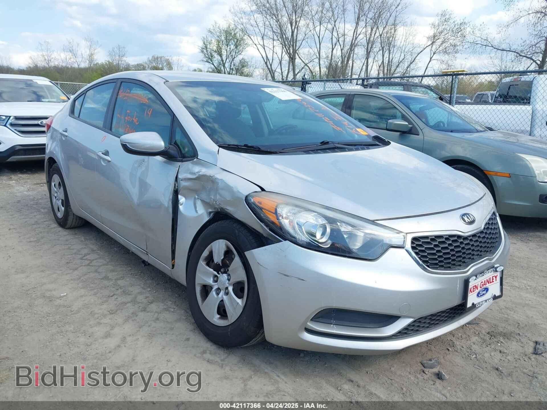Photo KNAFK4A63E5250371 - KIA FORTE 2014