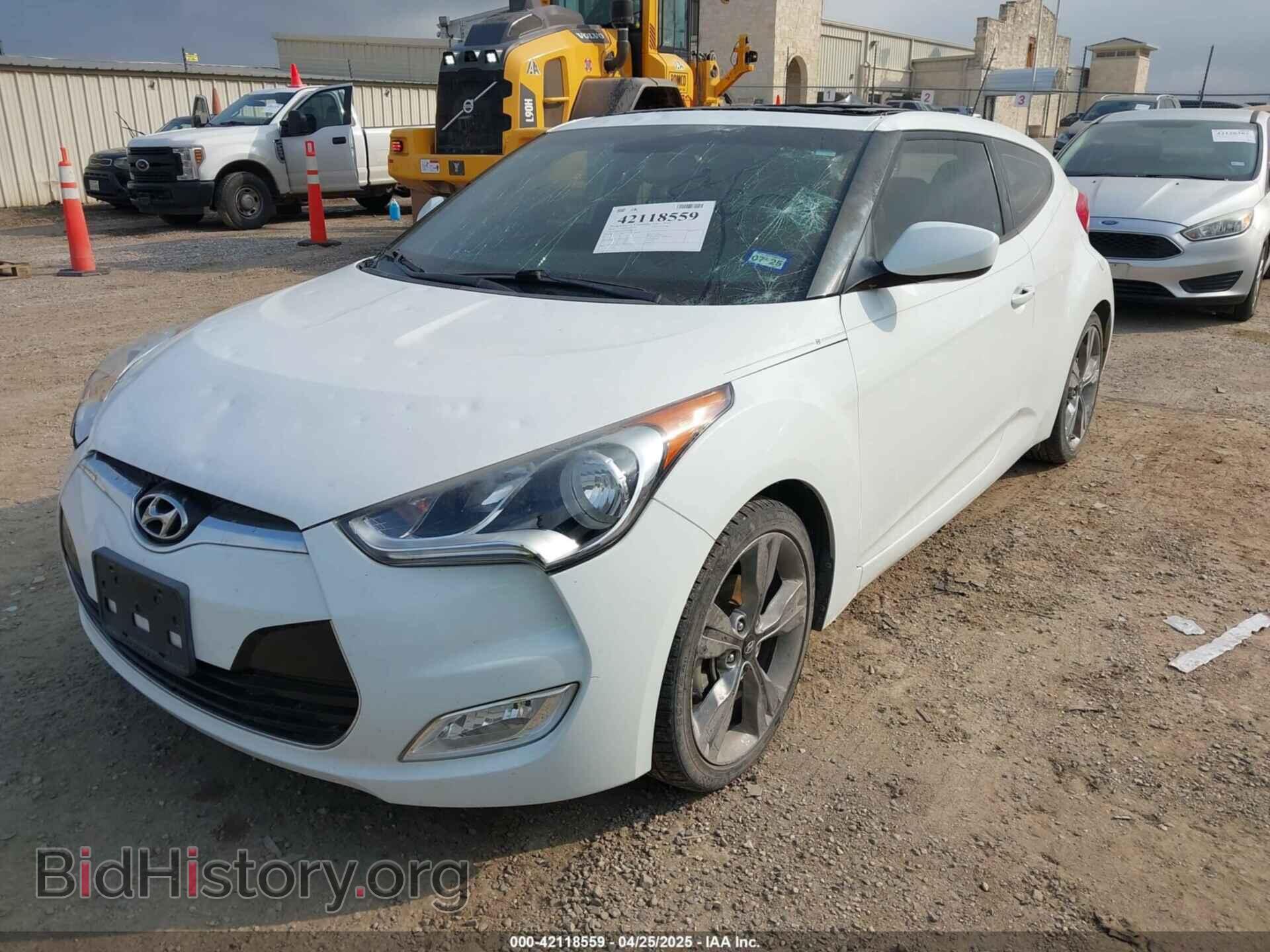 2016 HYUNDAI VELOSTER - VIN: KMHTC6AD6GU286377 - Фото 2