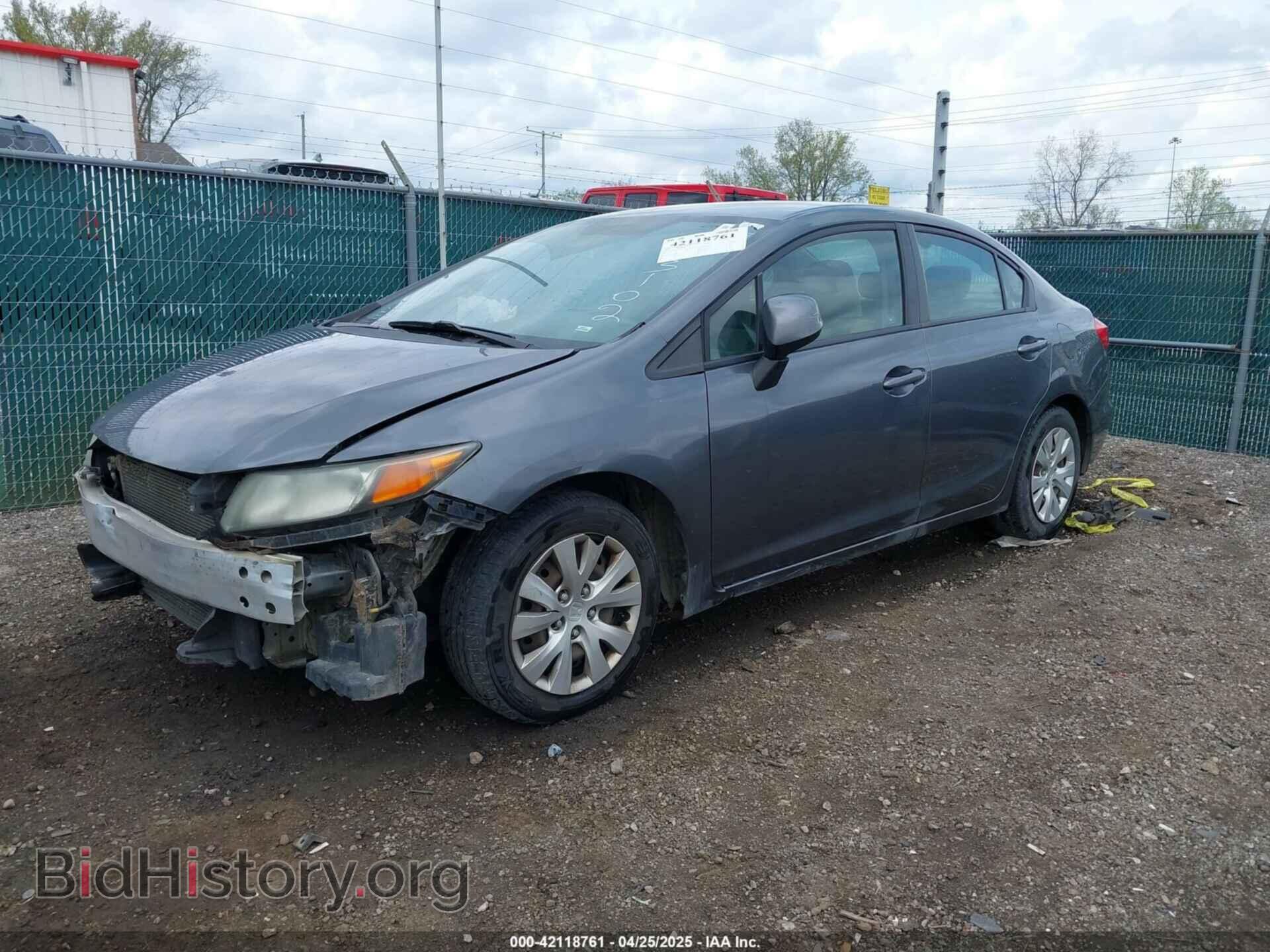 2012 HONDA CIVIC - VIN: 19XFB2F55CE083102 - Фото 2