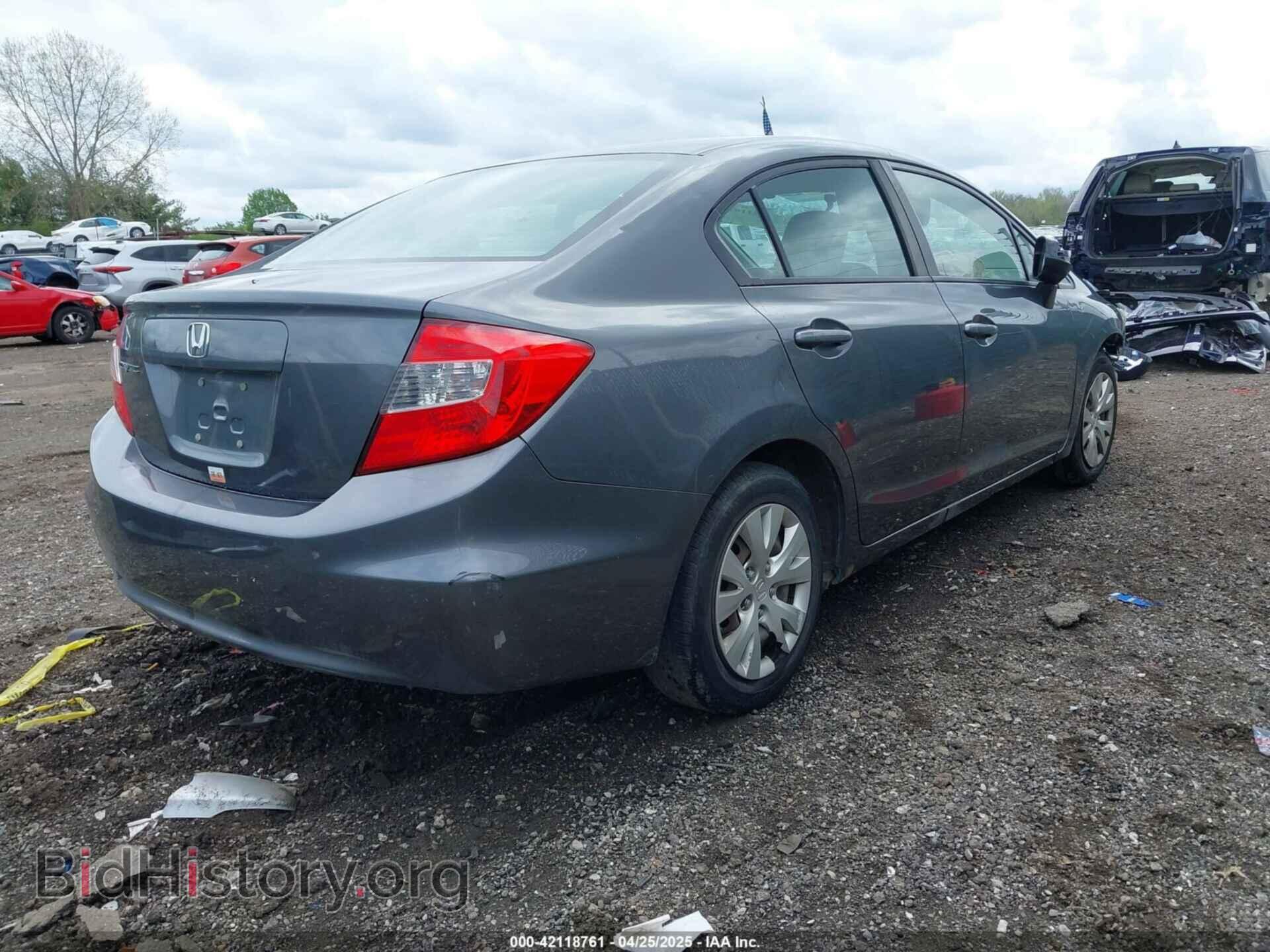 2012 HONDA CIVIC - VIN: 19XFB2F55CE083102 - Фото 4