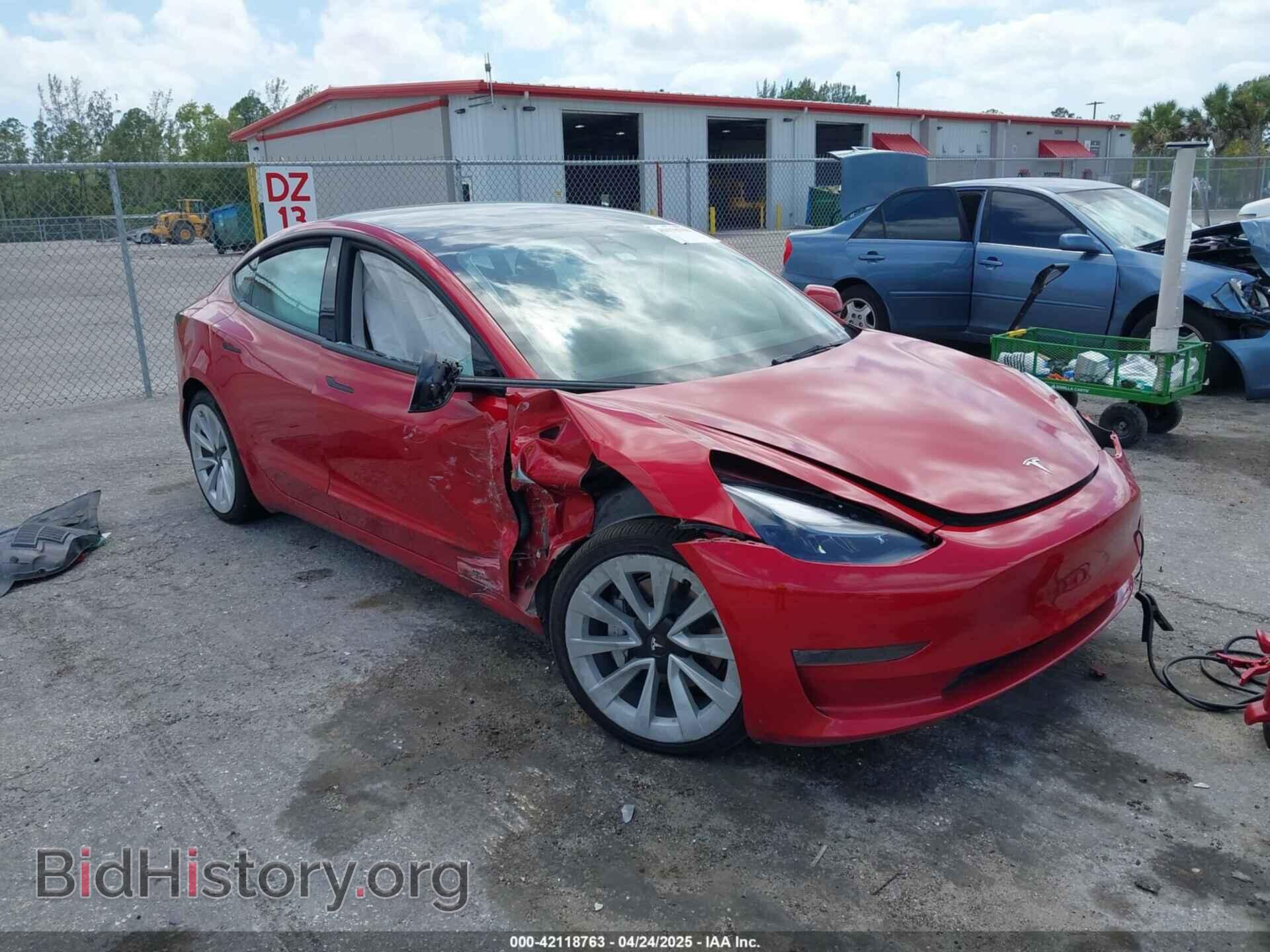 Фотография 5YJ3E1EAXNF288351 - TESLA MODEL 3 2022