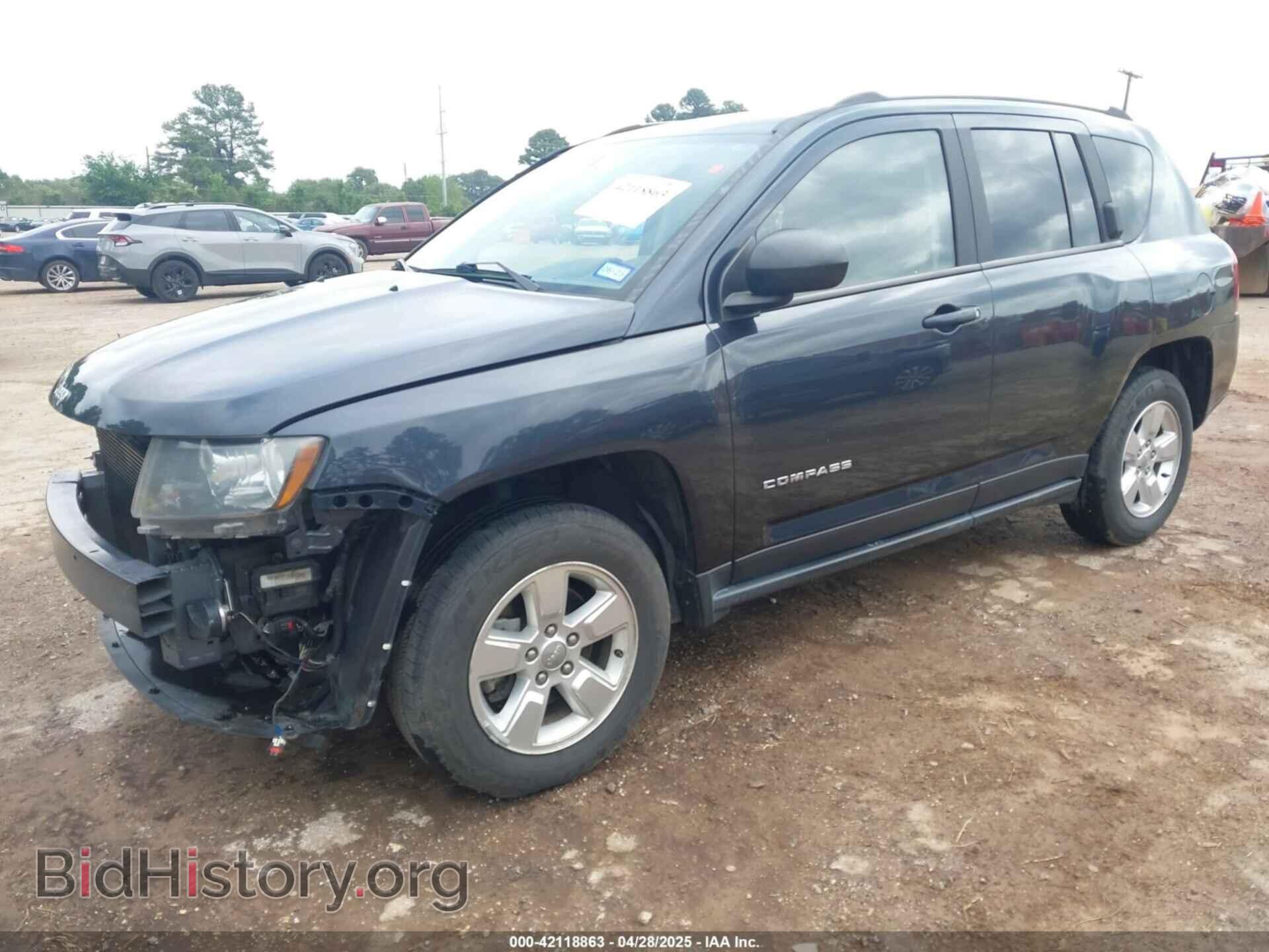 2014 JEEP COMPASS - VIN: 1C4NJCBA1ED725875 - Фото 2