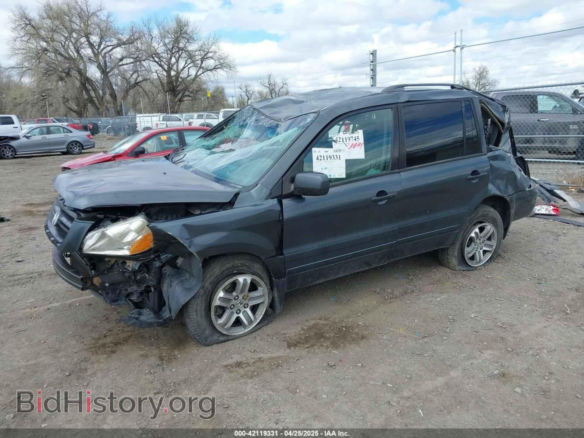 2005 HONDA PILOT - VIN: 2HKYF18435H509685 - Фото 2