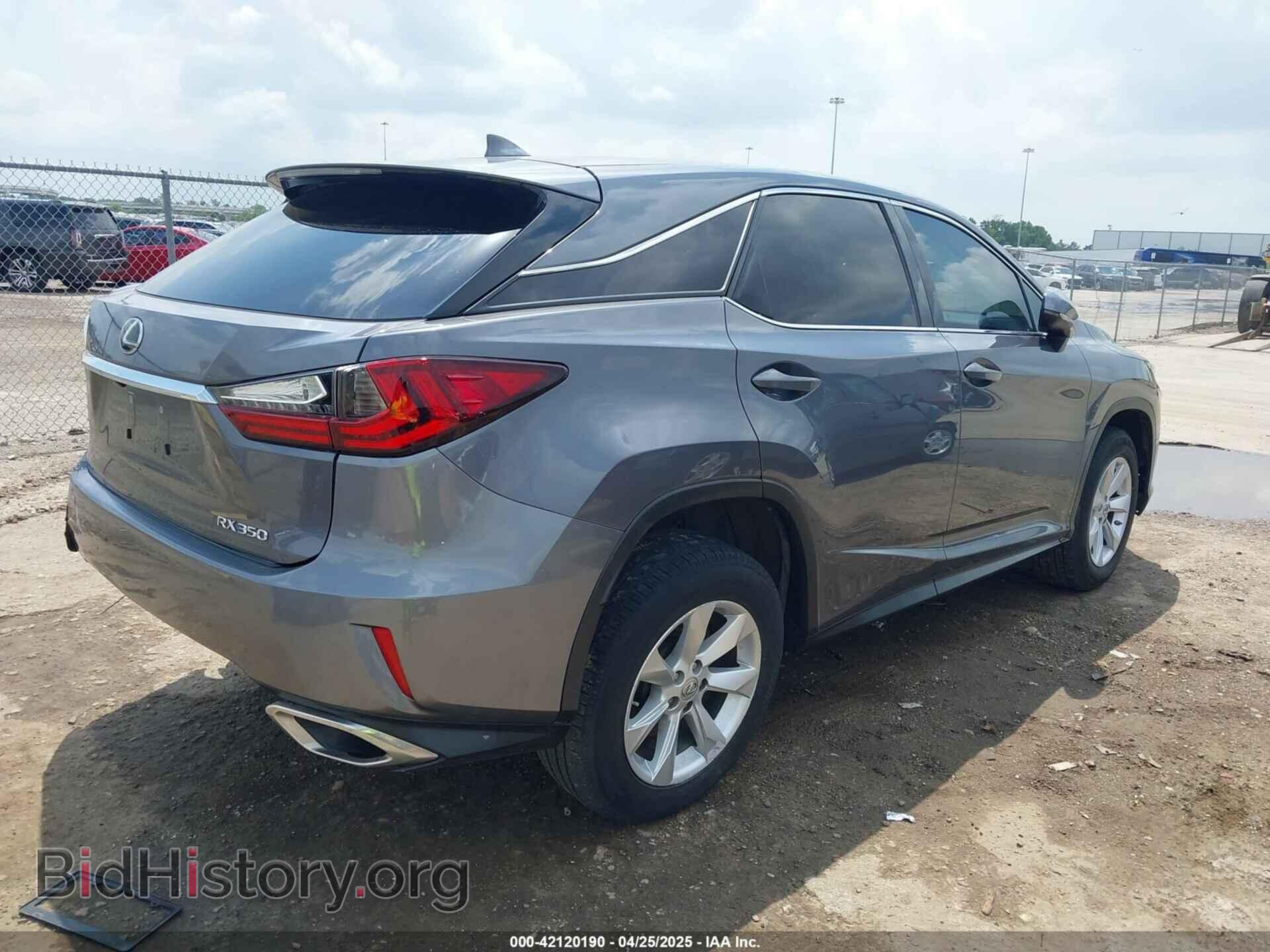 2016 LEXUS RX 350 - VIN: 2T2ZZMCAXGC031079 - Фото 4